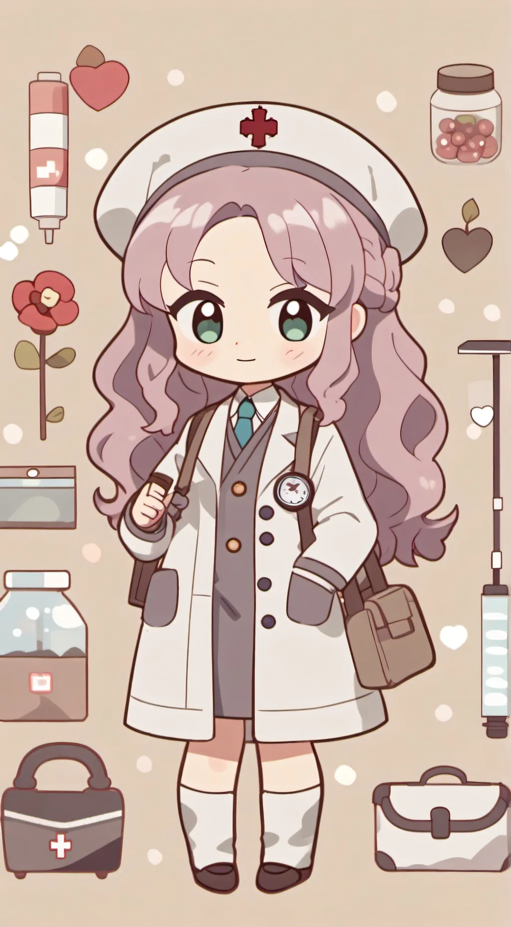 ai character: Oikawa's Daughter  background