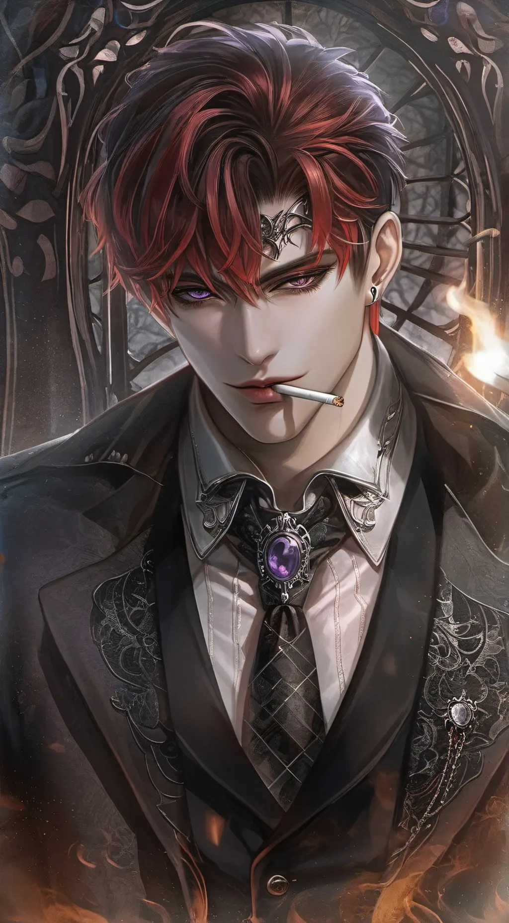 ai character: Vincent background