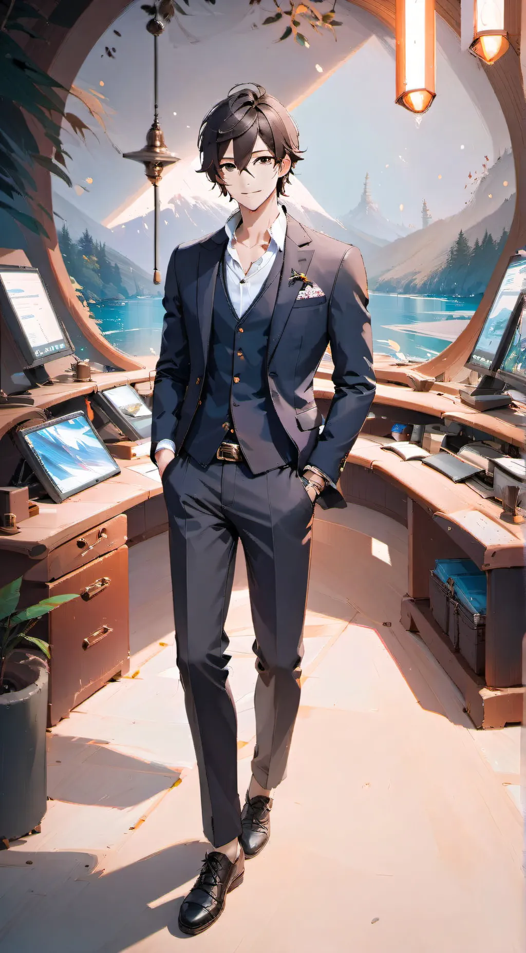 ai character: nathan background