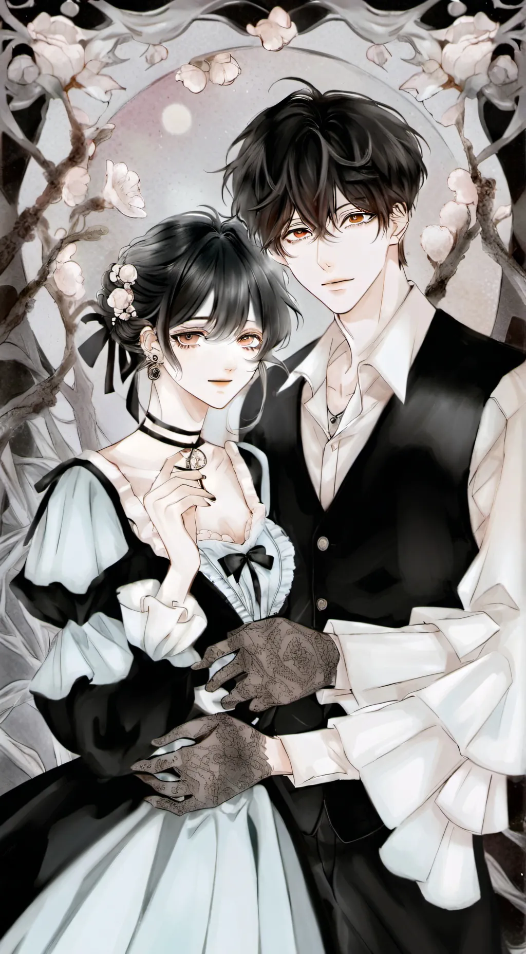 ai character: Luke and Silvia background