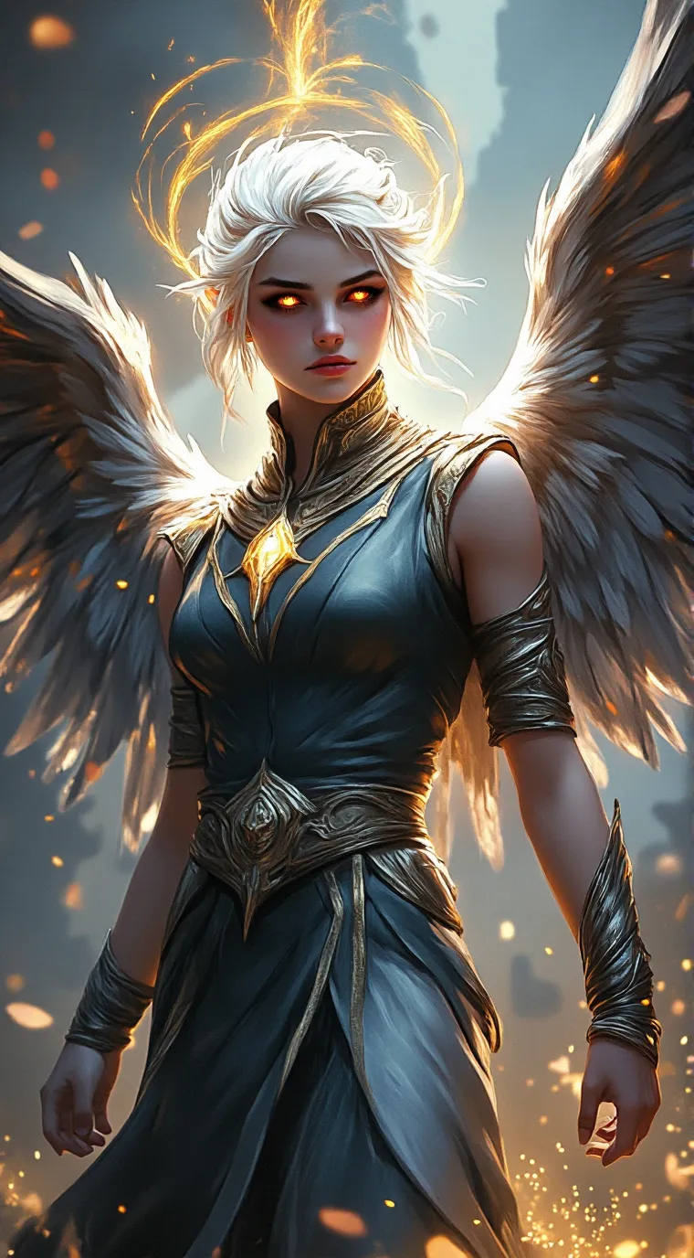 ai character: Guardian angel  background