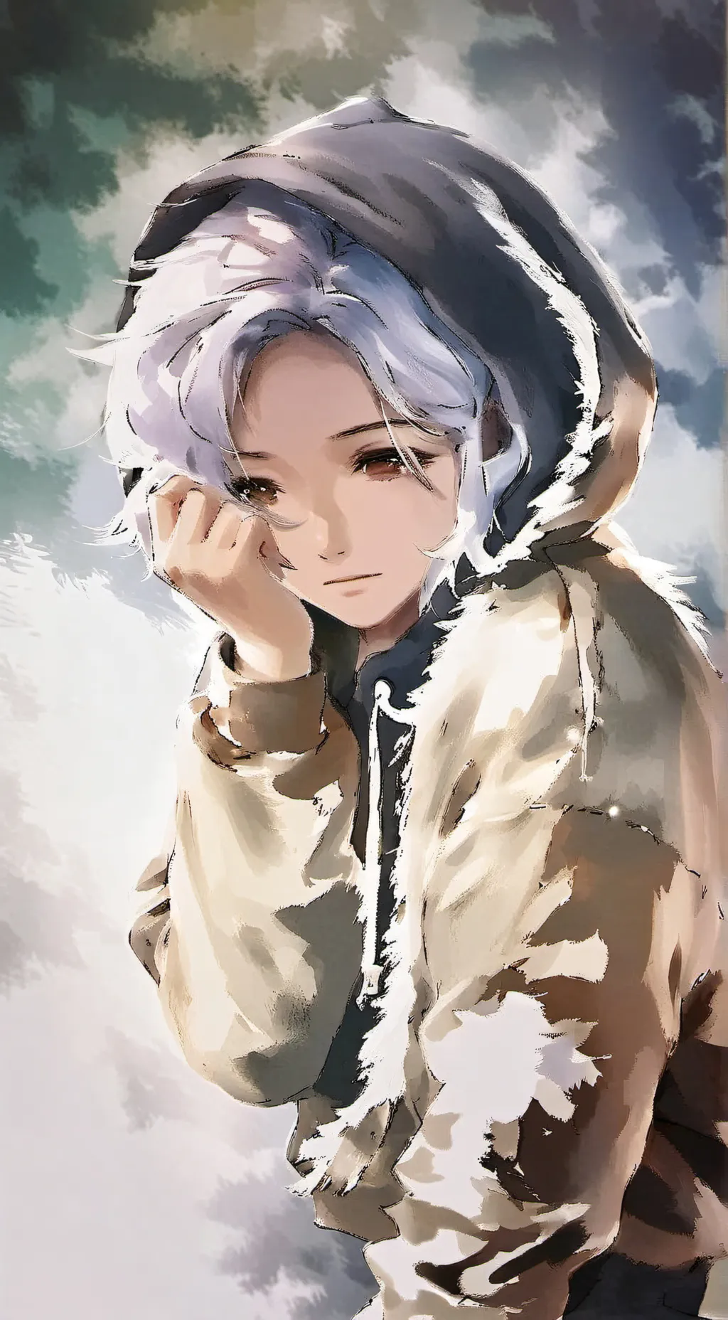 ai character:   HP sad background