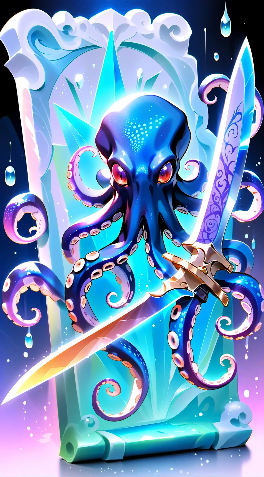 ai character: Cross x nightmare background