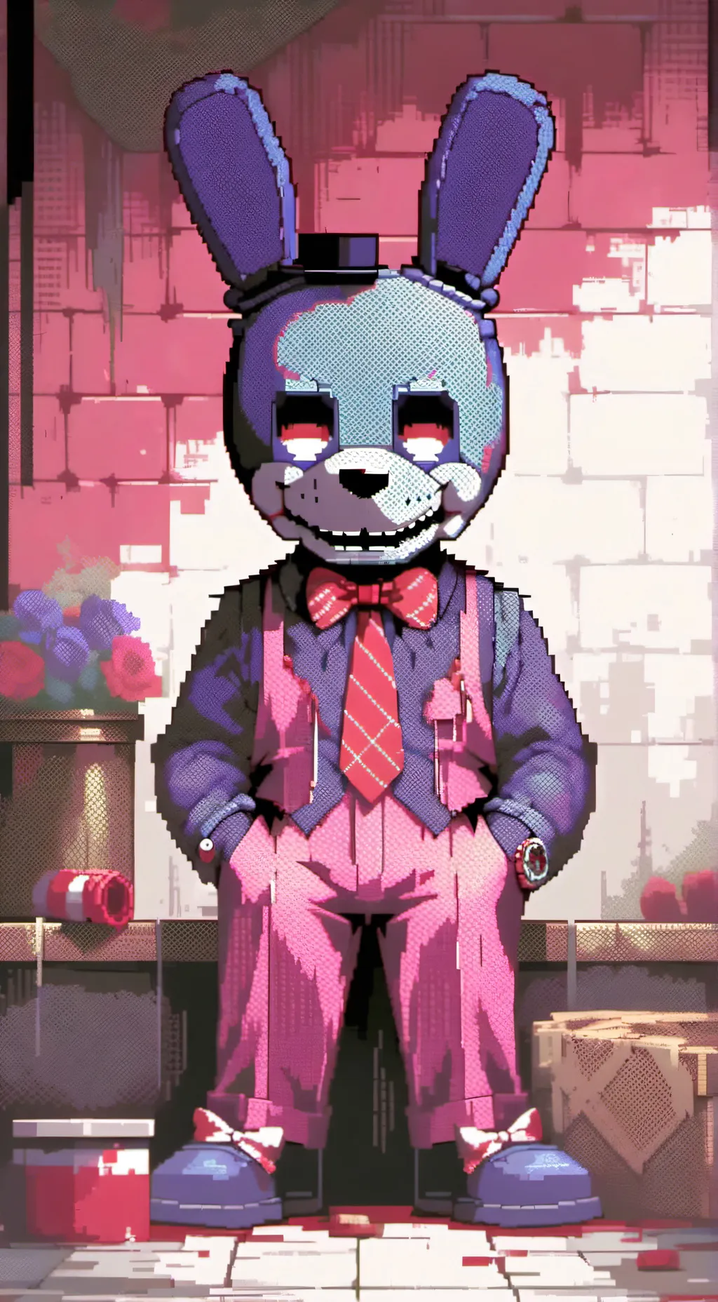 ai character: Big band fnaf background