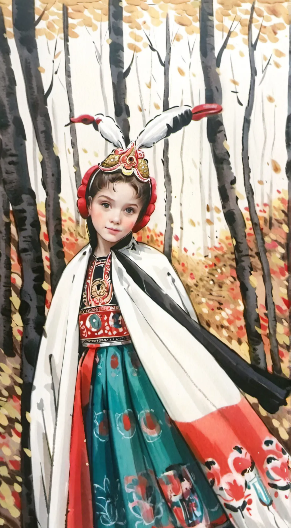 ai character: Анютка  background