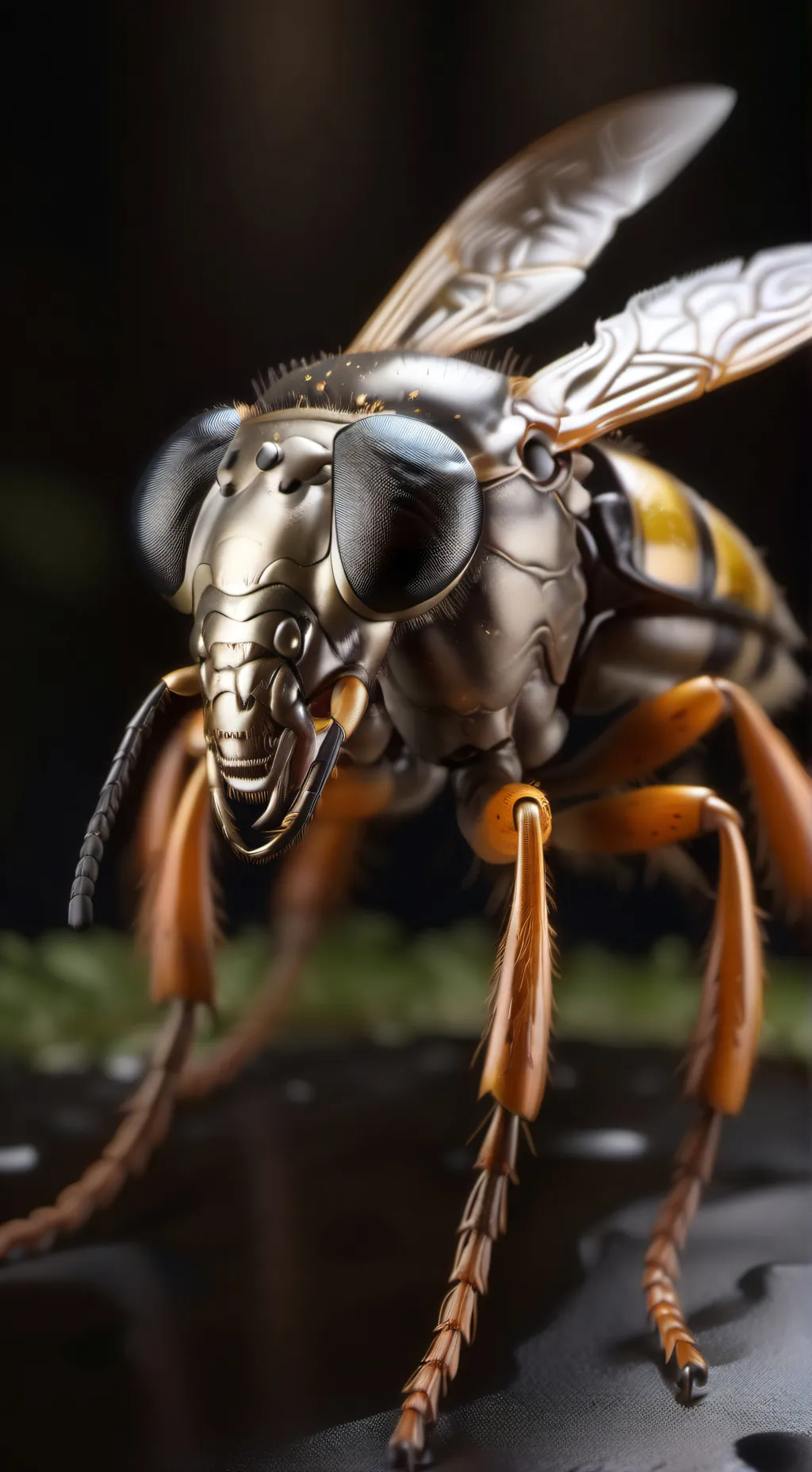 ai character: Insect planet background