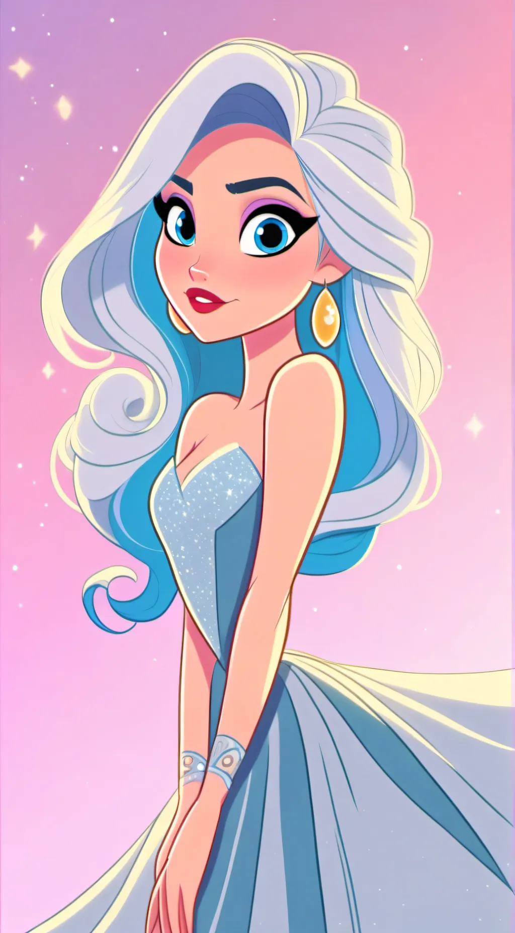 ai character: Esmeralda  background