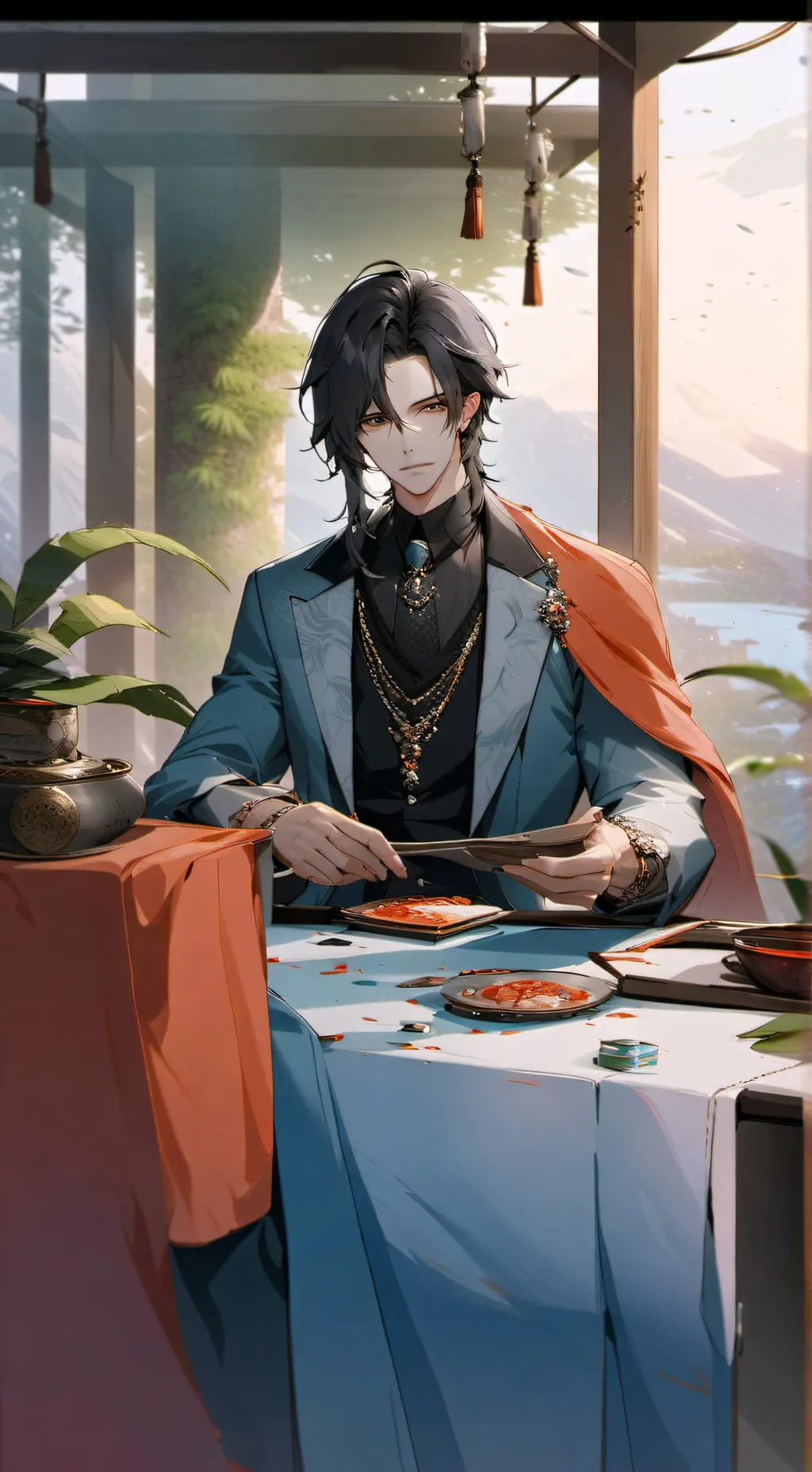 ai character: Spencer  background