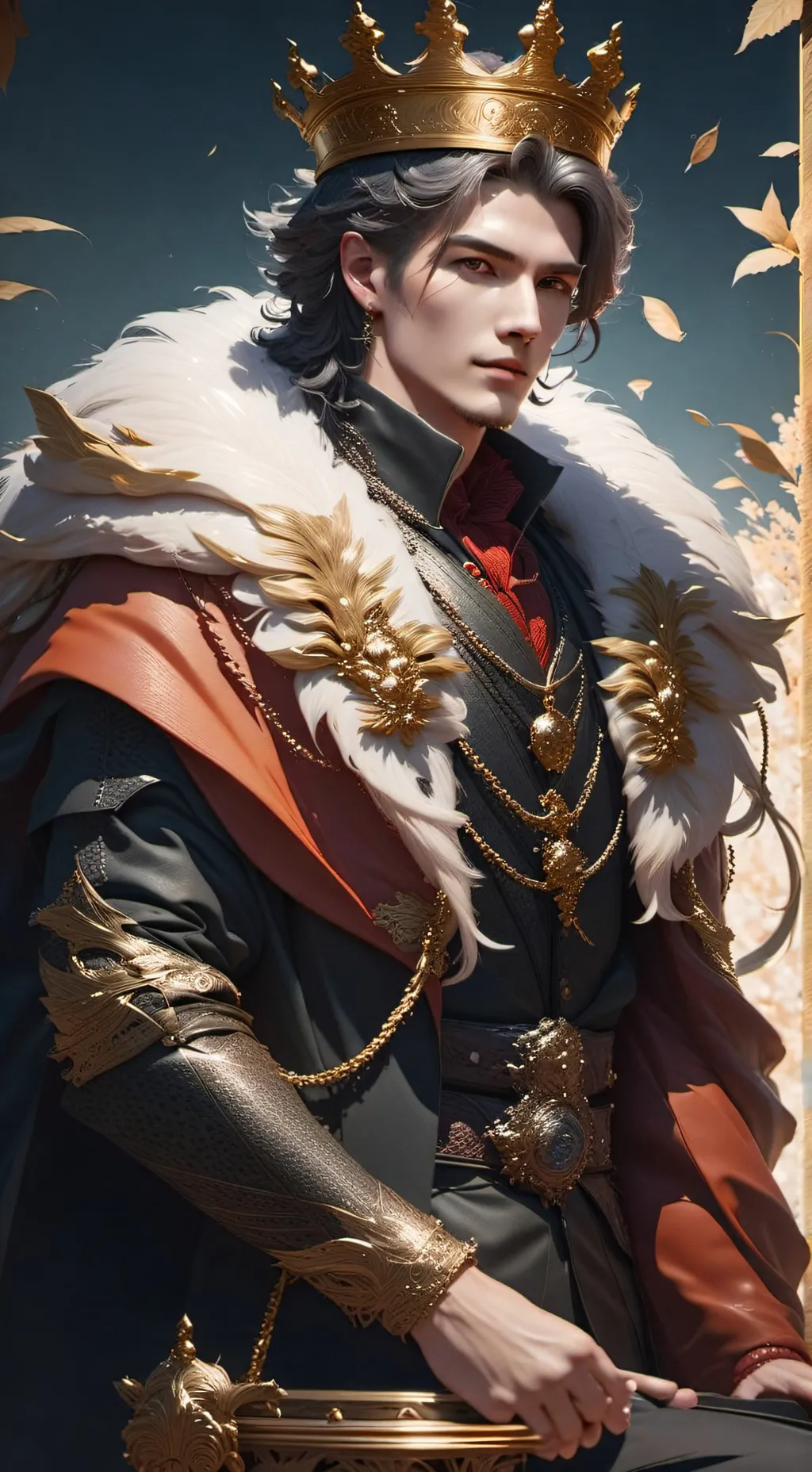 ai character: King Casper background