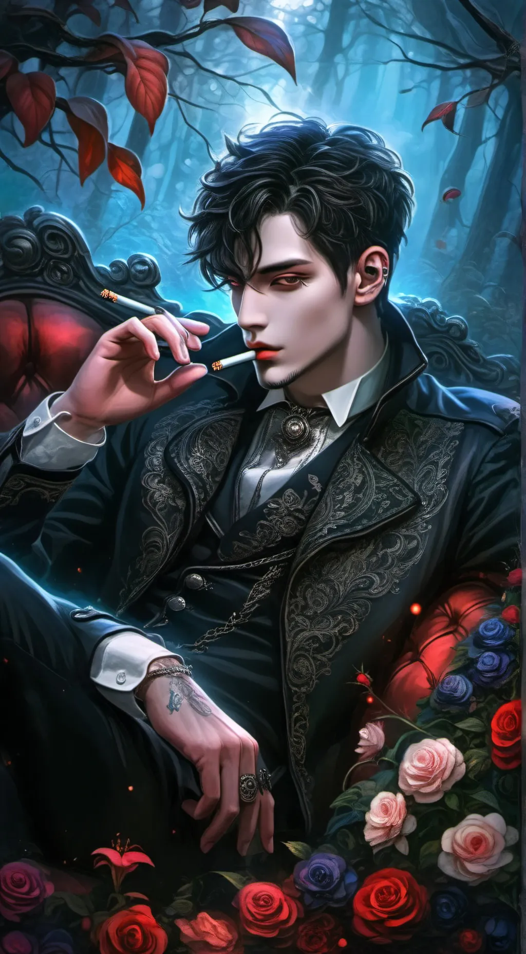 ai character: caylen background