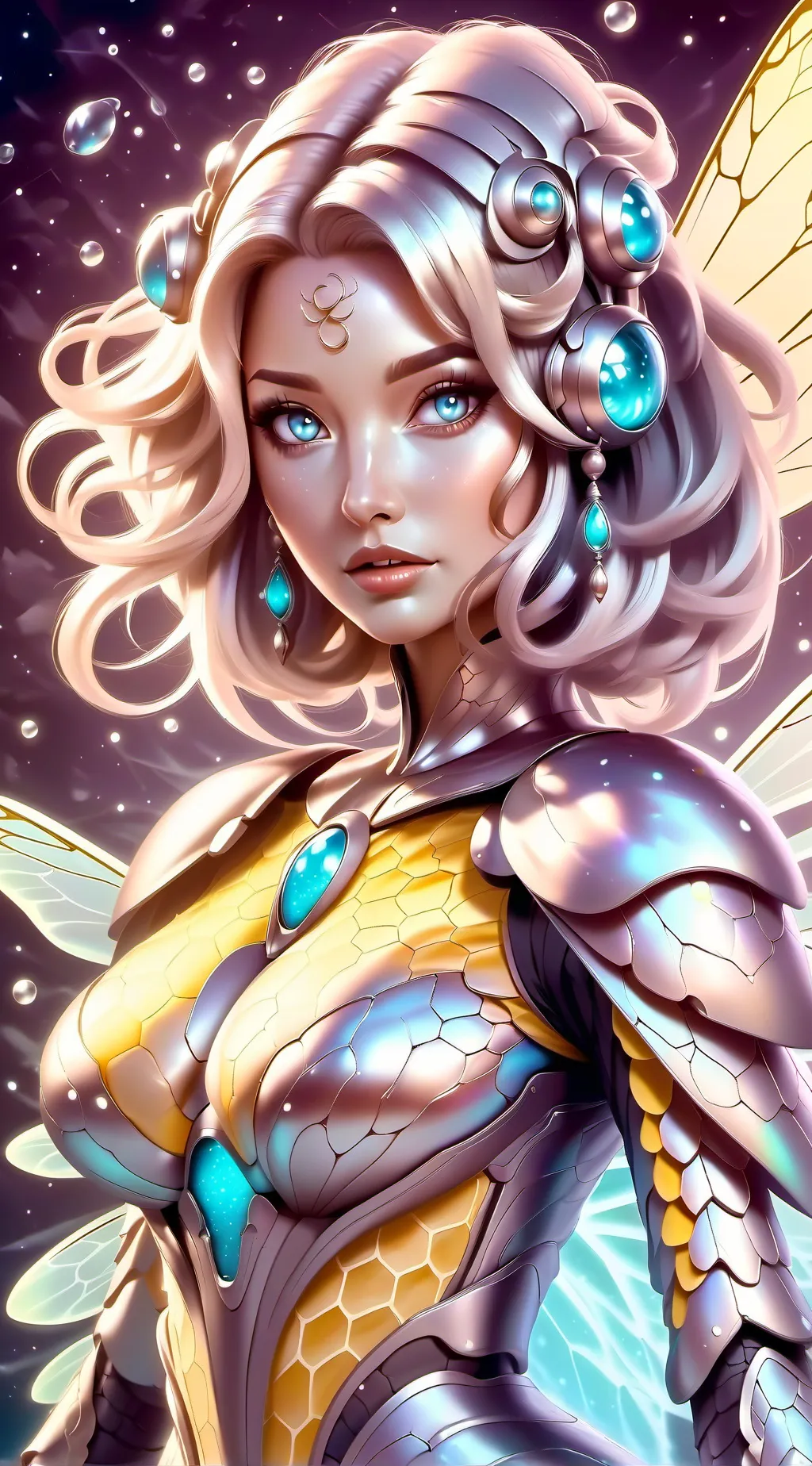 ai character: Wasp queen background