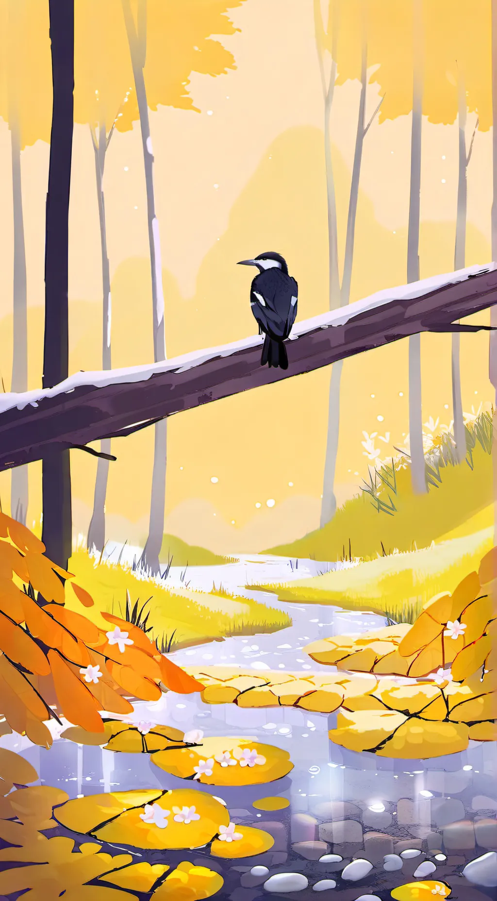 ai character: egg in water background