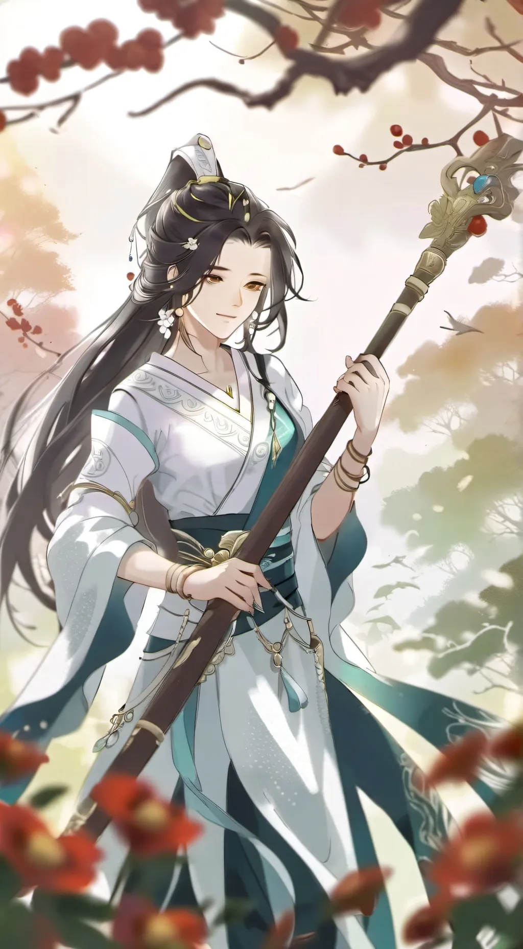 ai character: Sml mavrin andbroo background