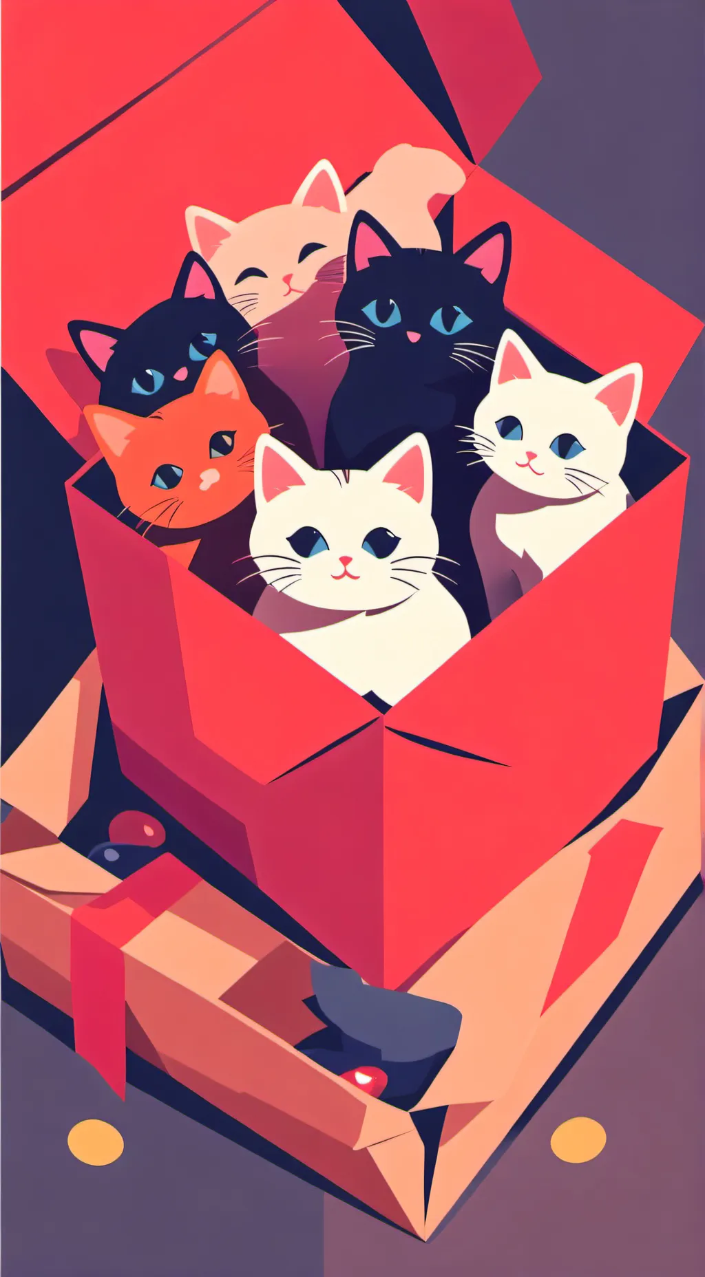 ai character: a box on your door background