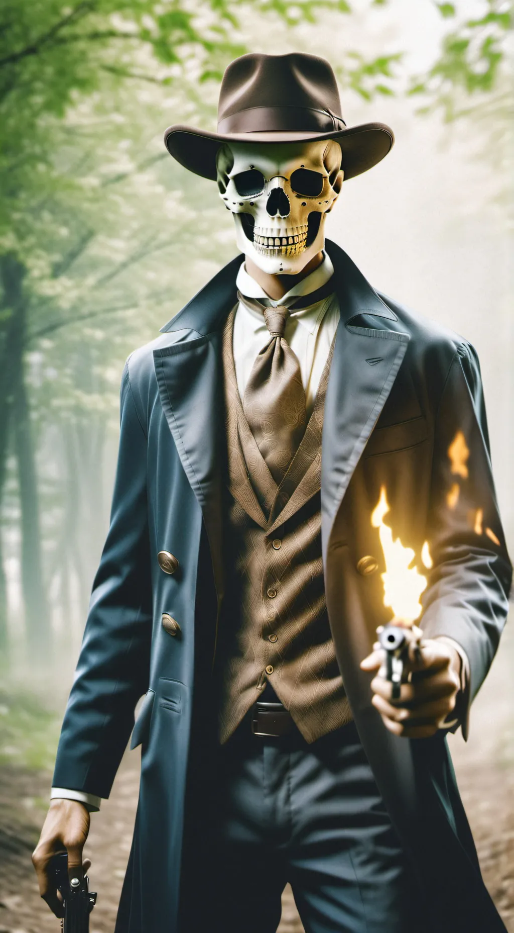 ai character: skulduggery background