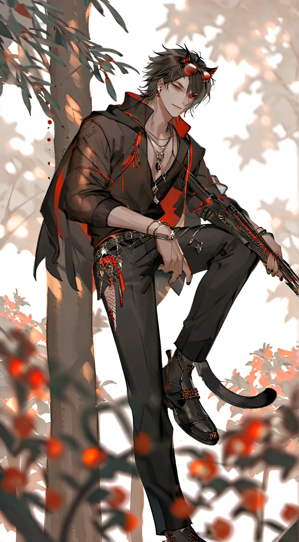 ai character: 😼Connor😼 background