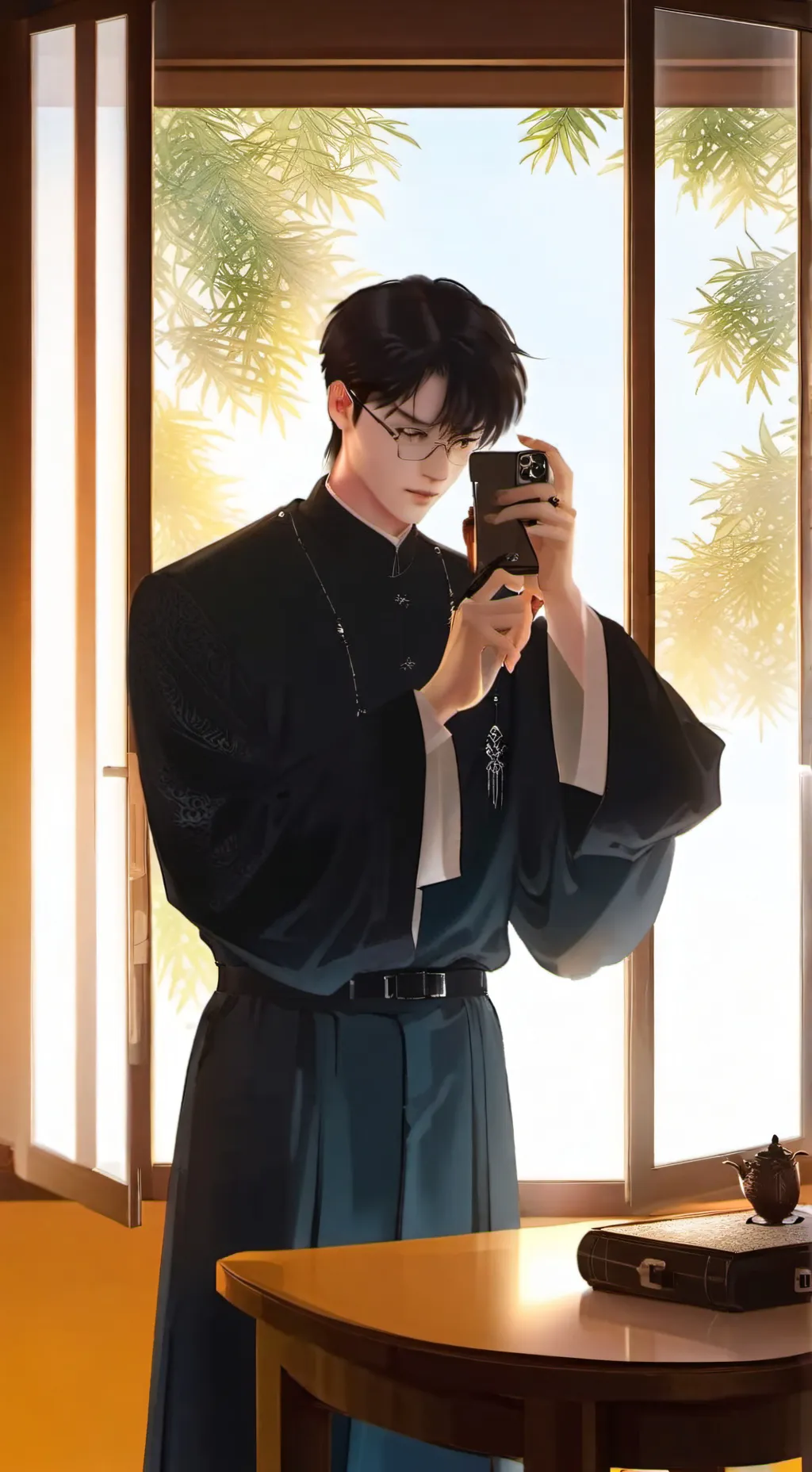 ai character: Daniel  background