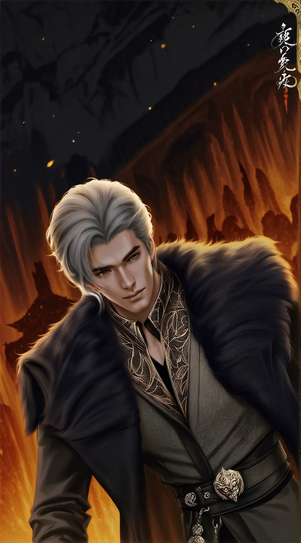 ai character: Richard  saraflow  background