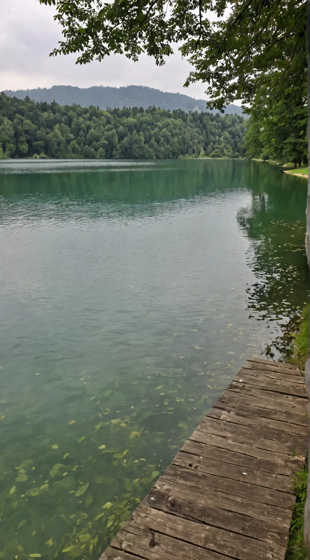 ai character: lake time background