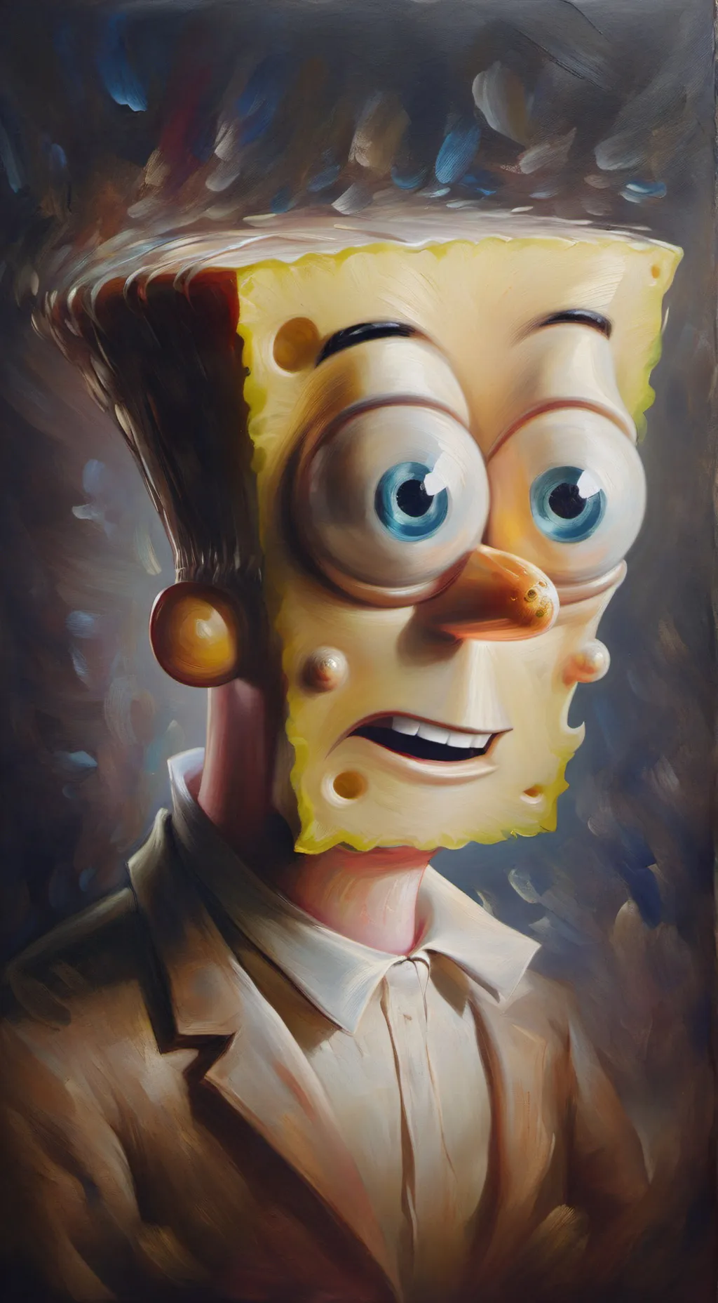 ai character: Губка Боб background