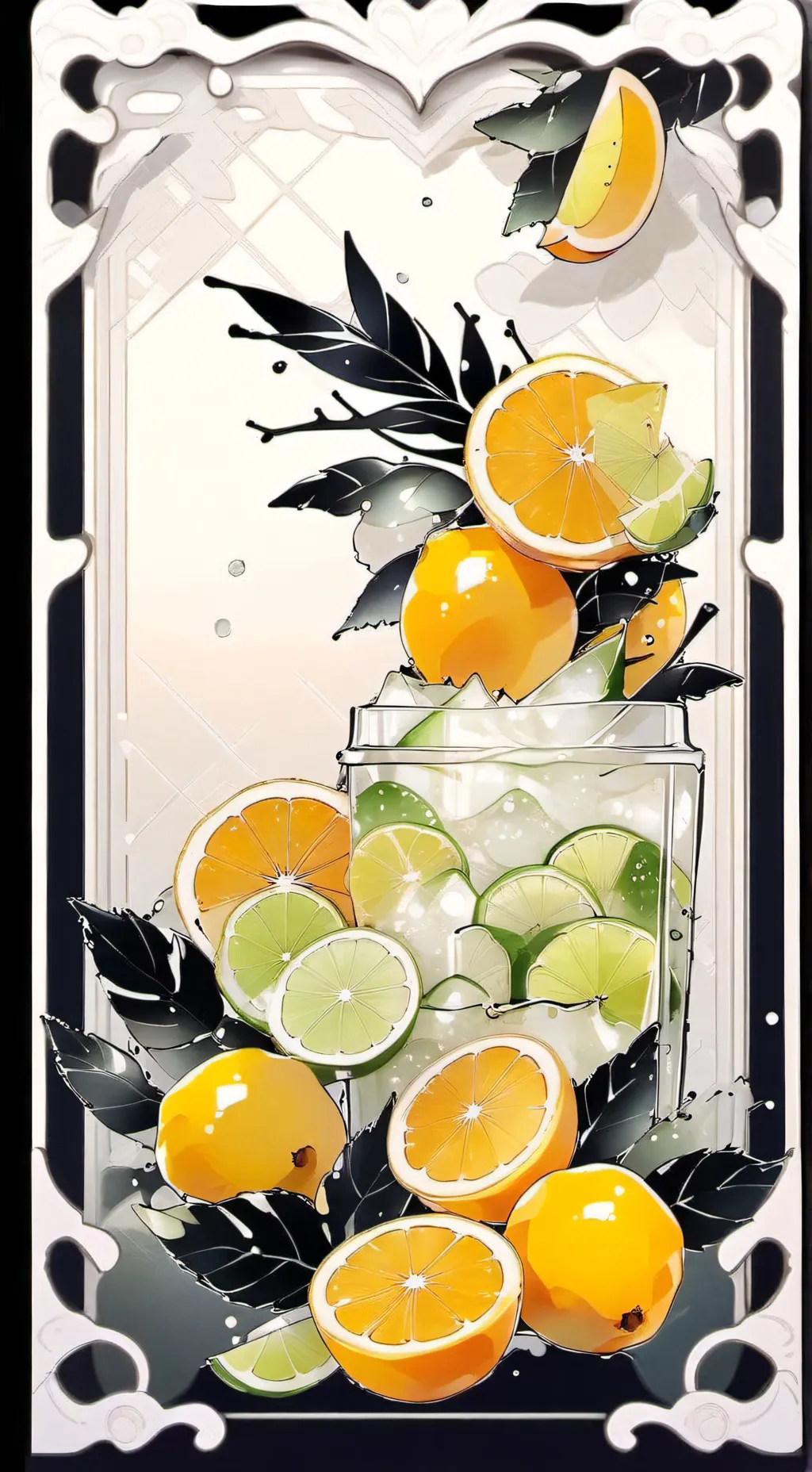 ai character: fruta trueno background