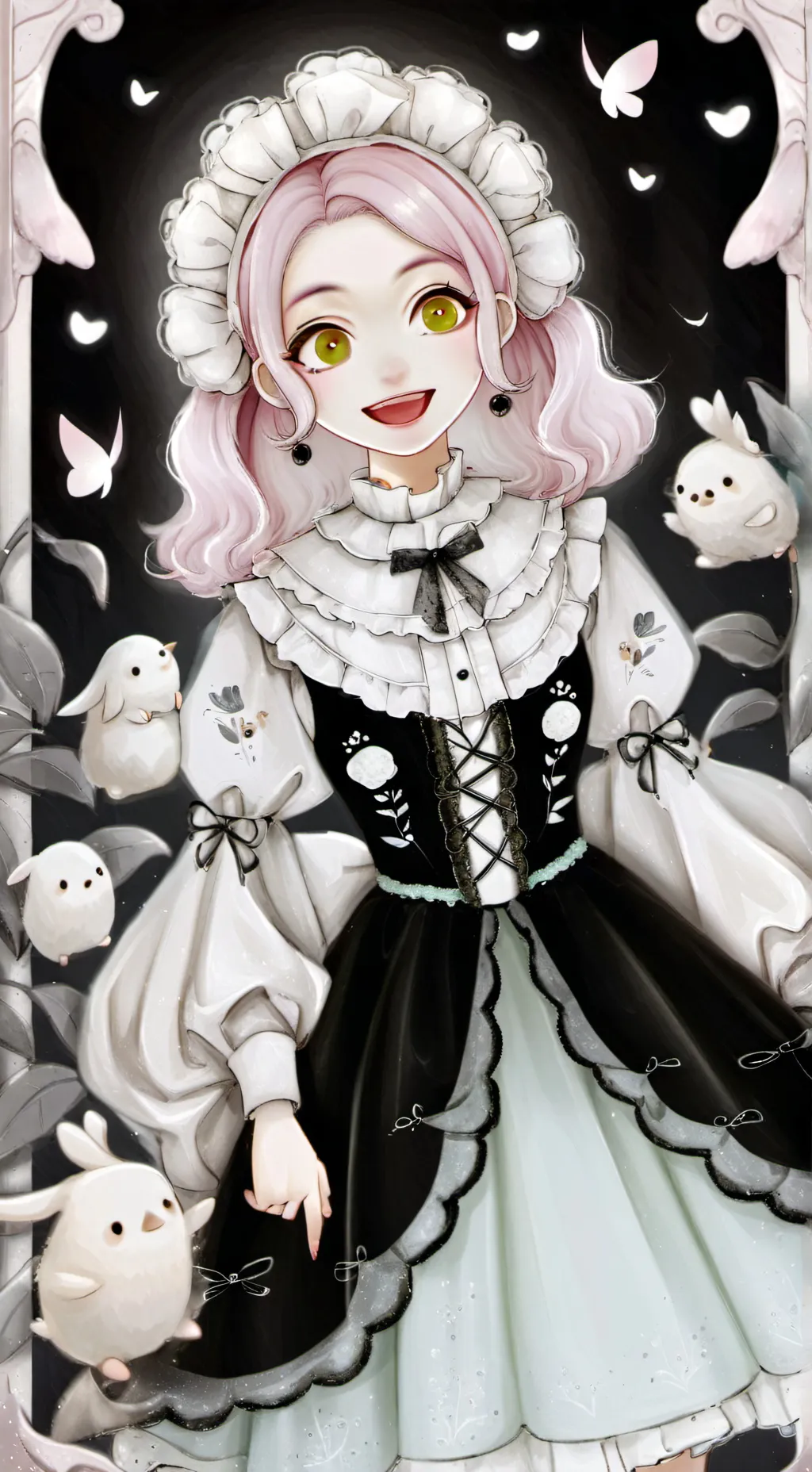 ai character: NEW SCHOOL BOY background