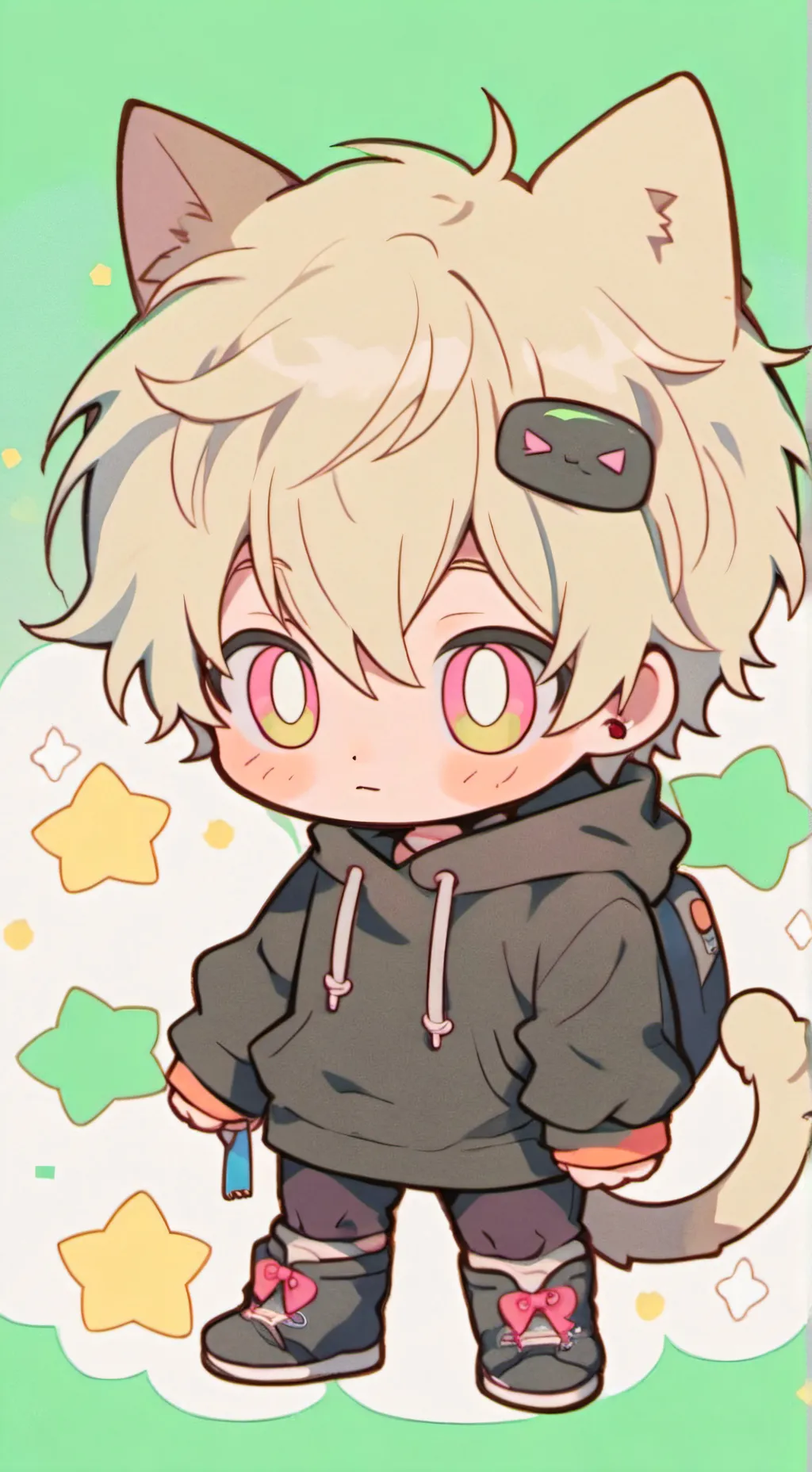 ai character: catboy background