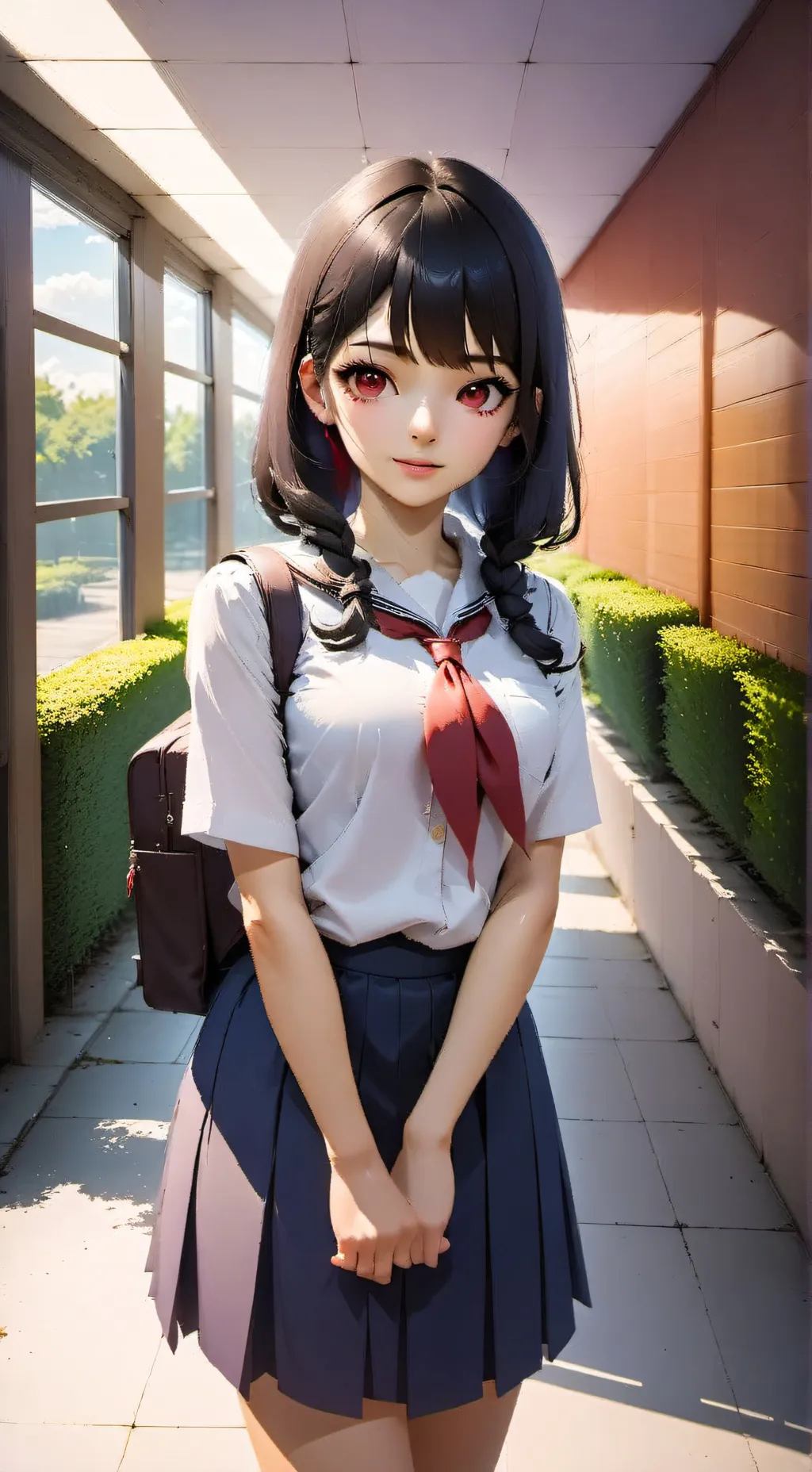 ai character: Ayaka background