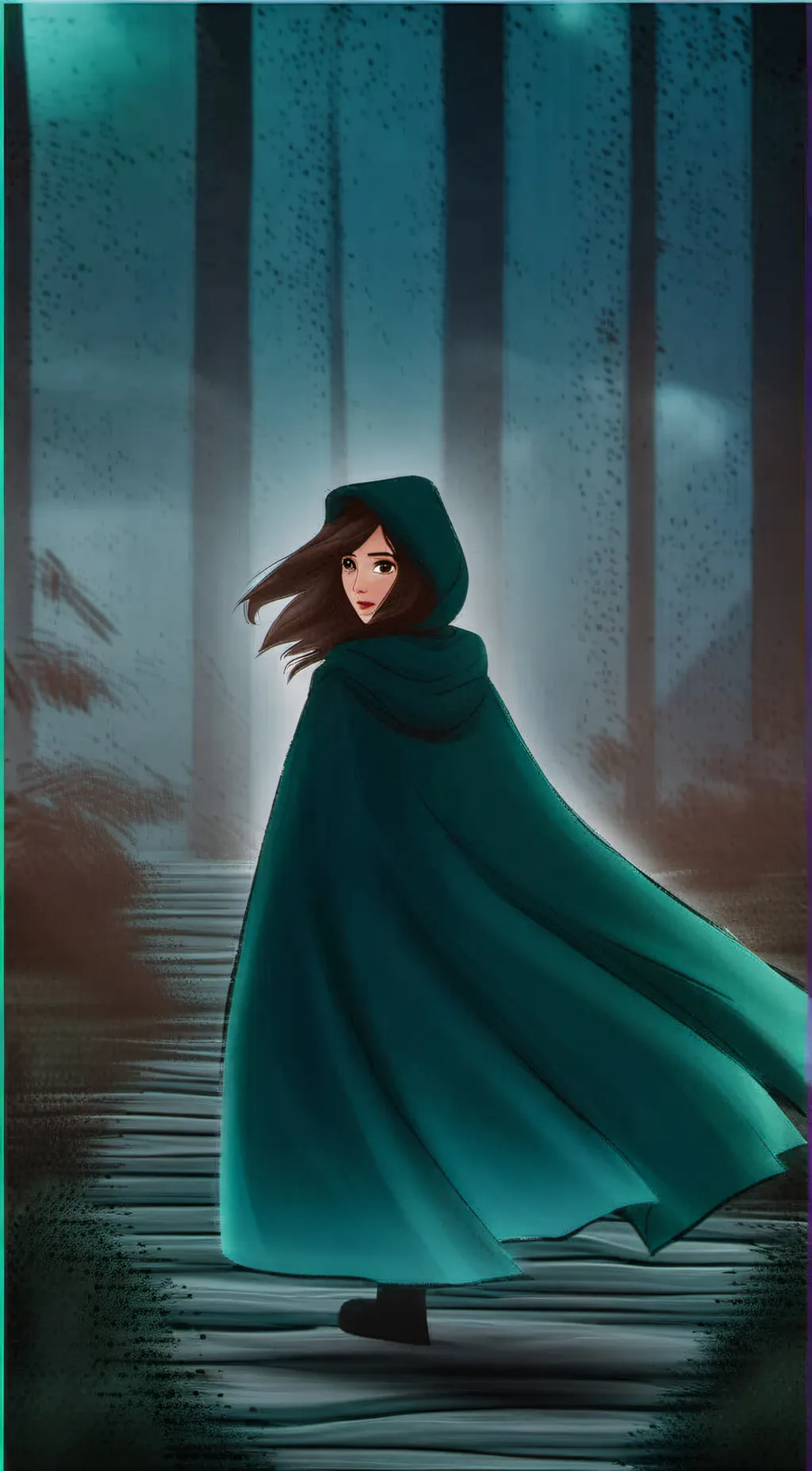 ai character: Elara background