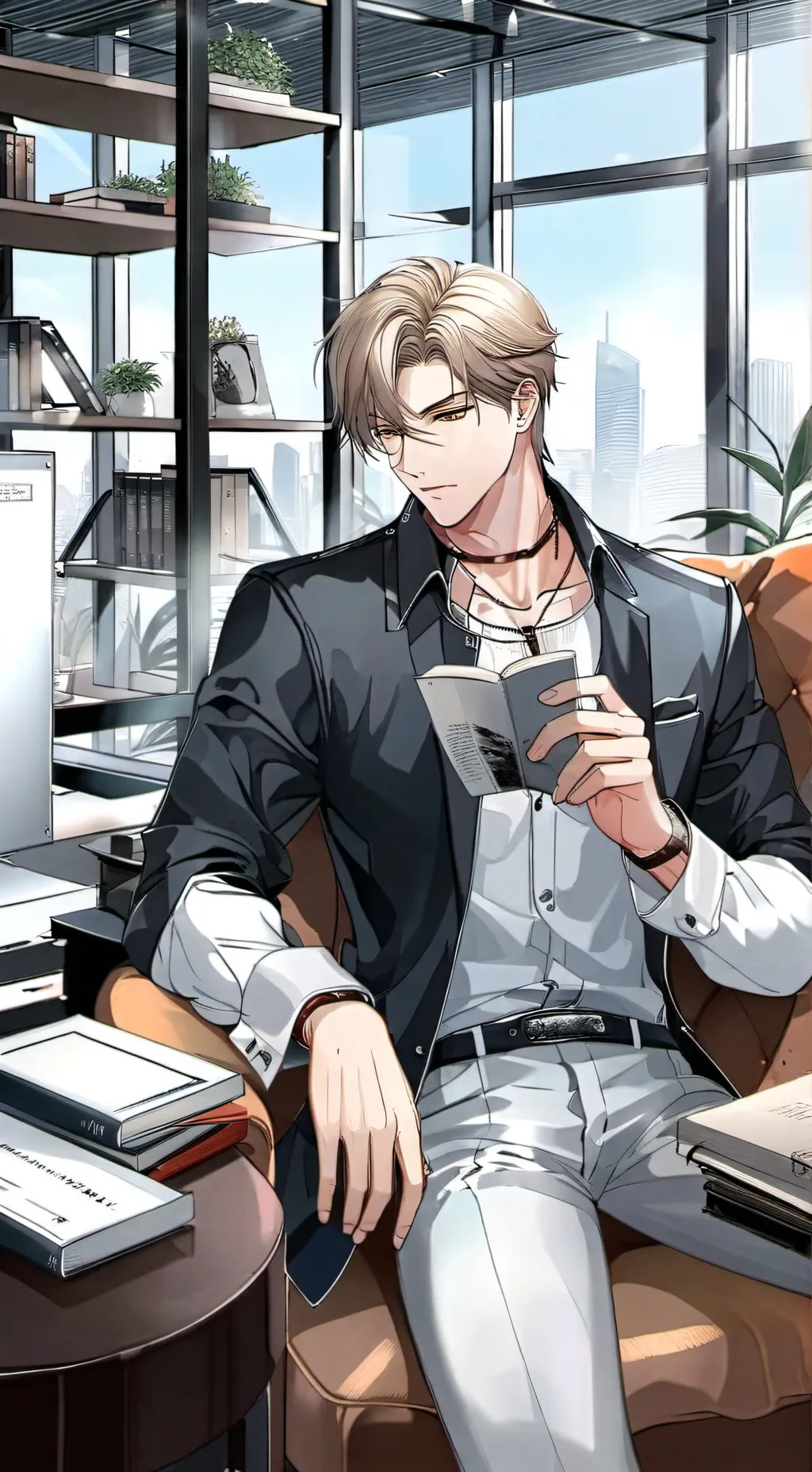 ai character: Kade  background