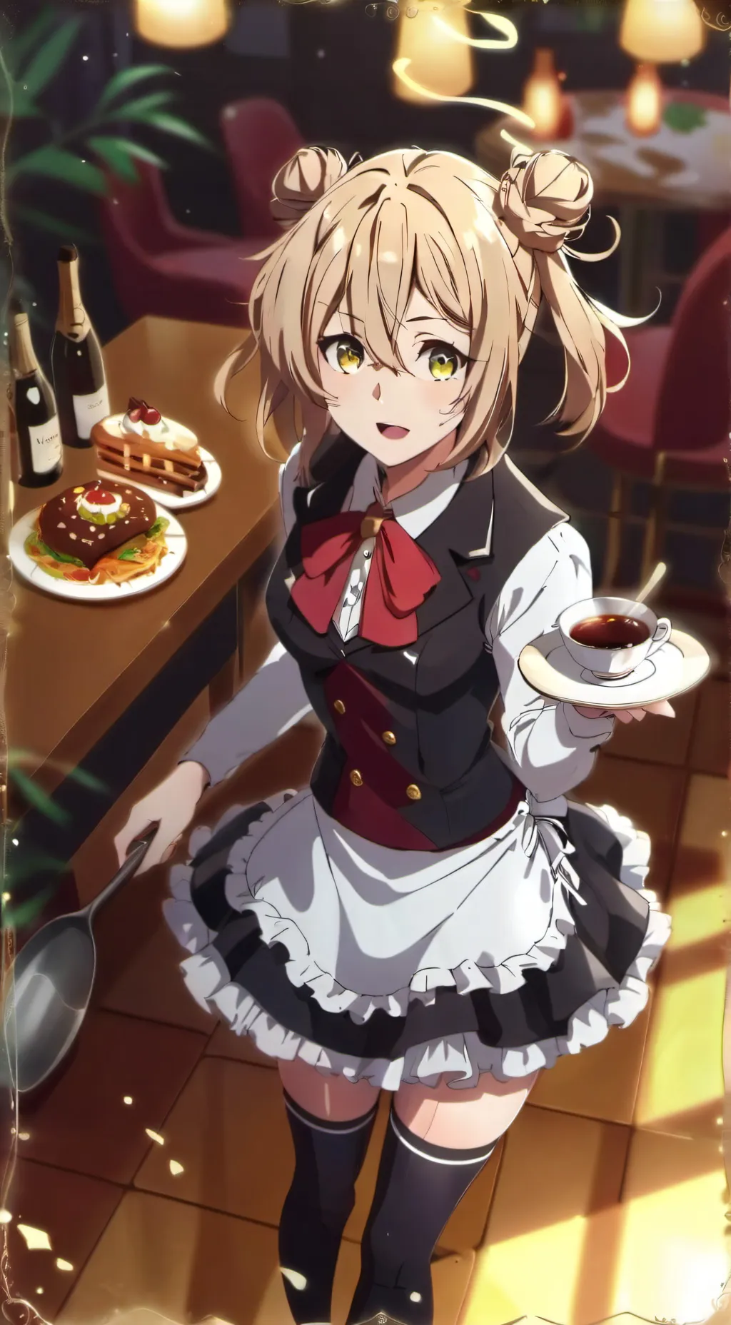 Talkie AI - Chat with Waitress Serena