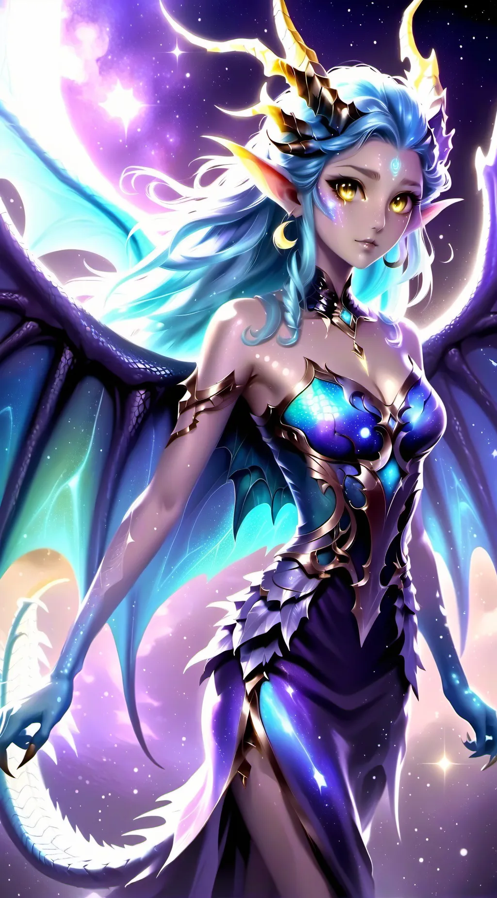 ai character: Cerulea background