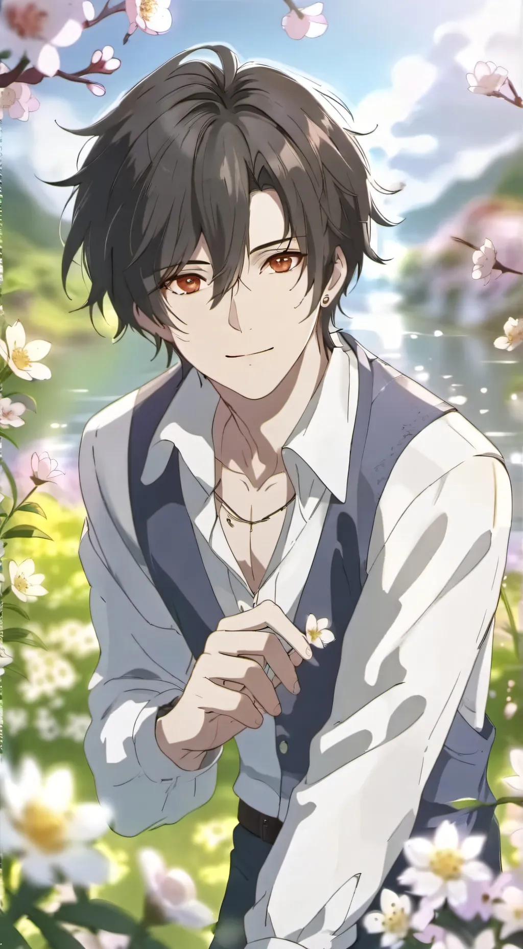 ai character: Leonardo background