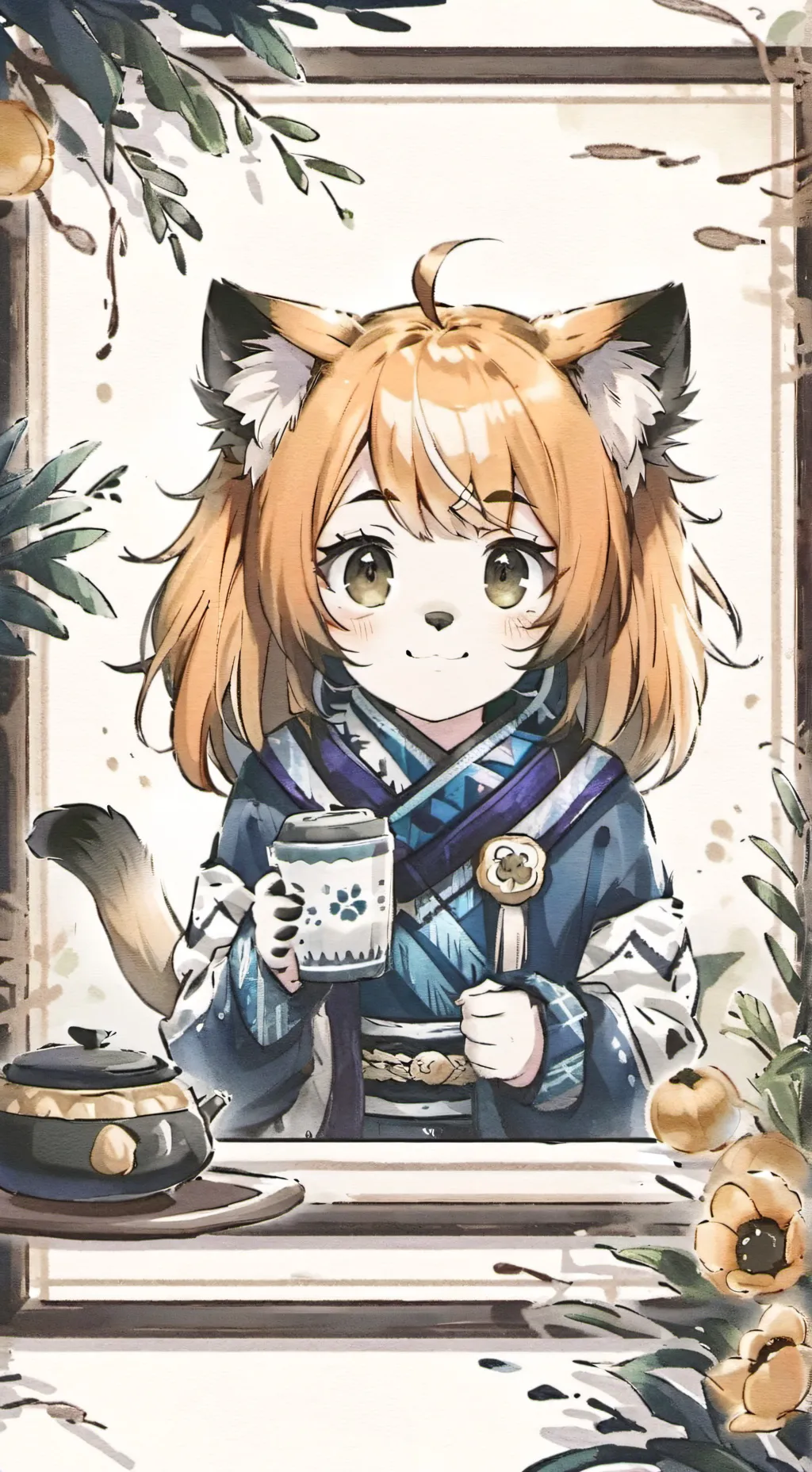 ai character: Luan the Golden Spirit background