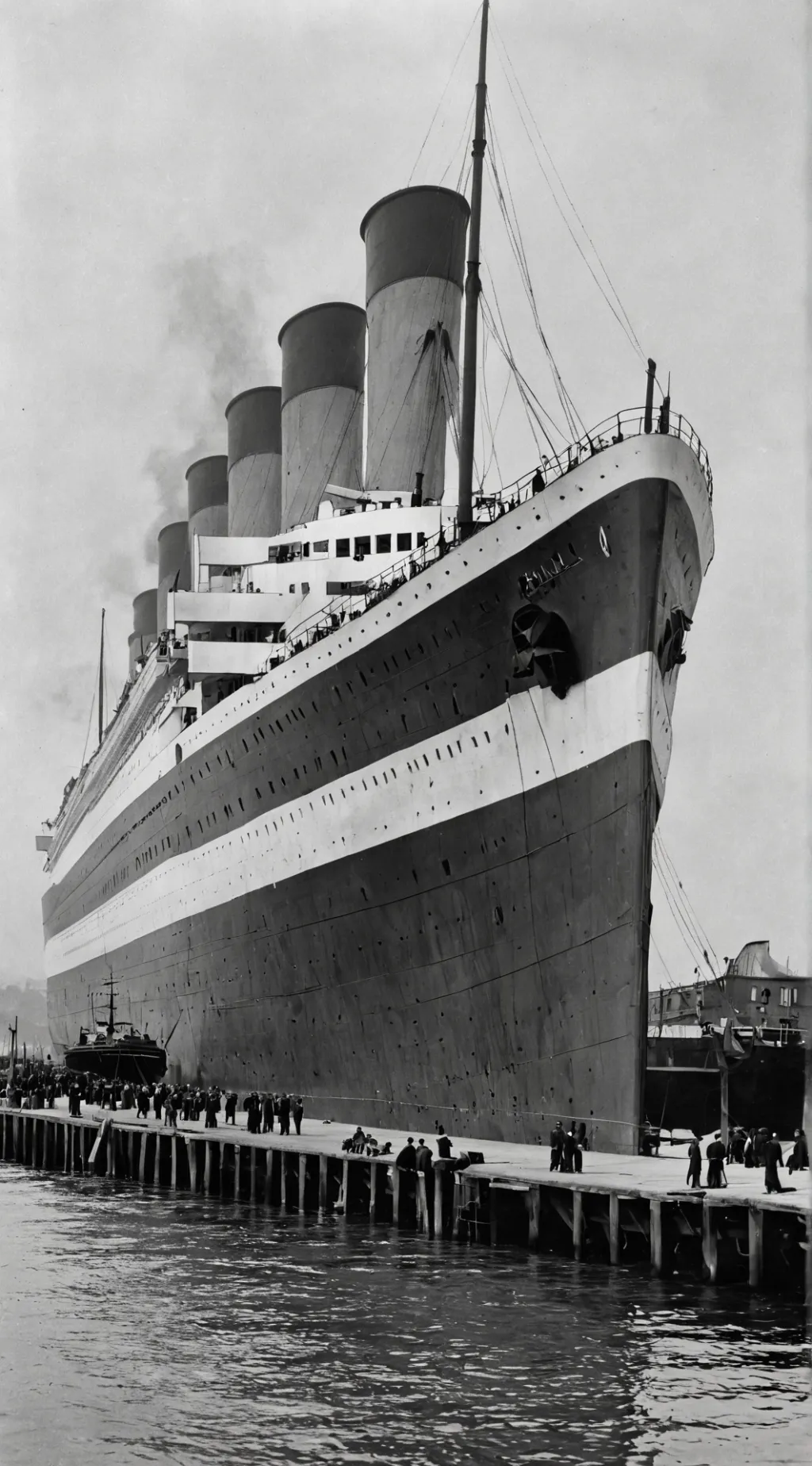 ai character: Titanic RMS story background