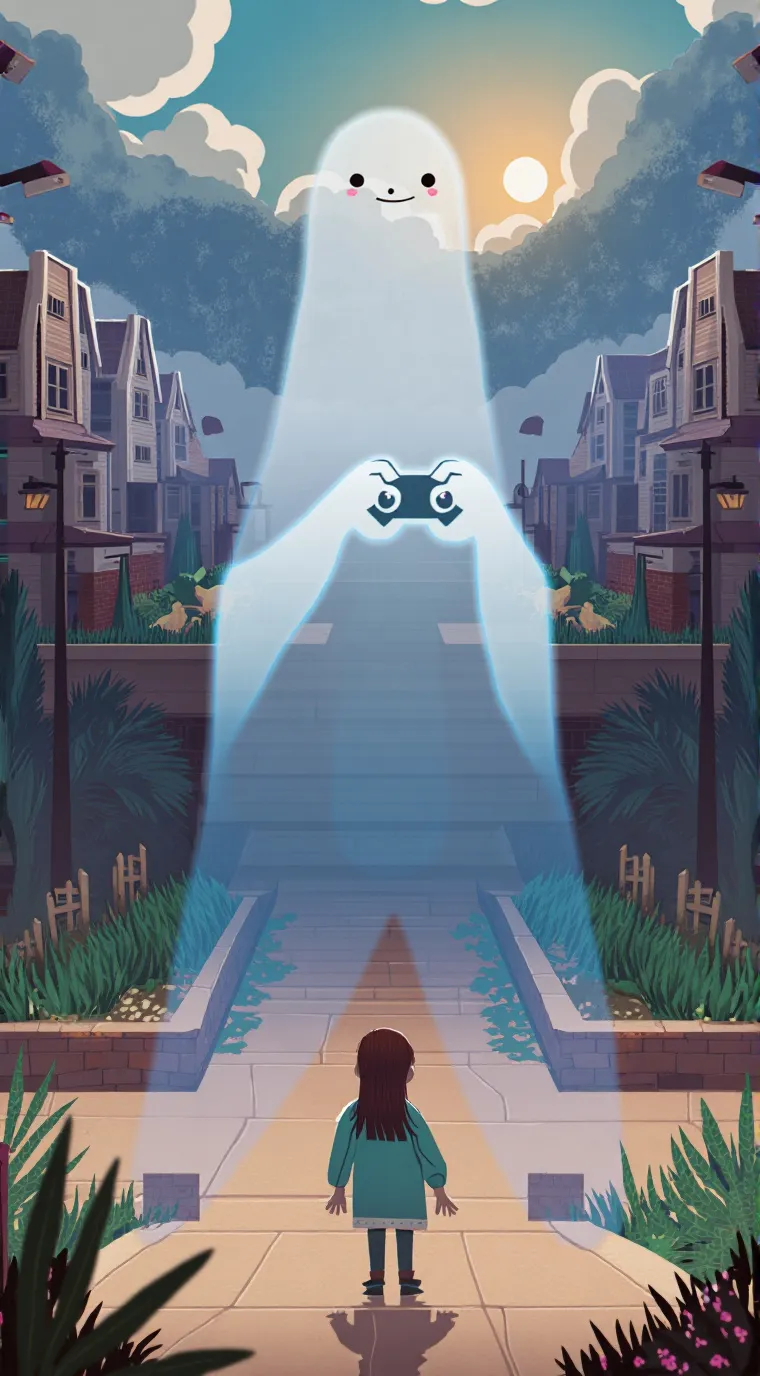 ai character: bluudude & c00lkid background