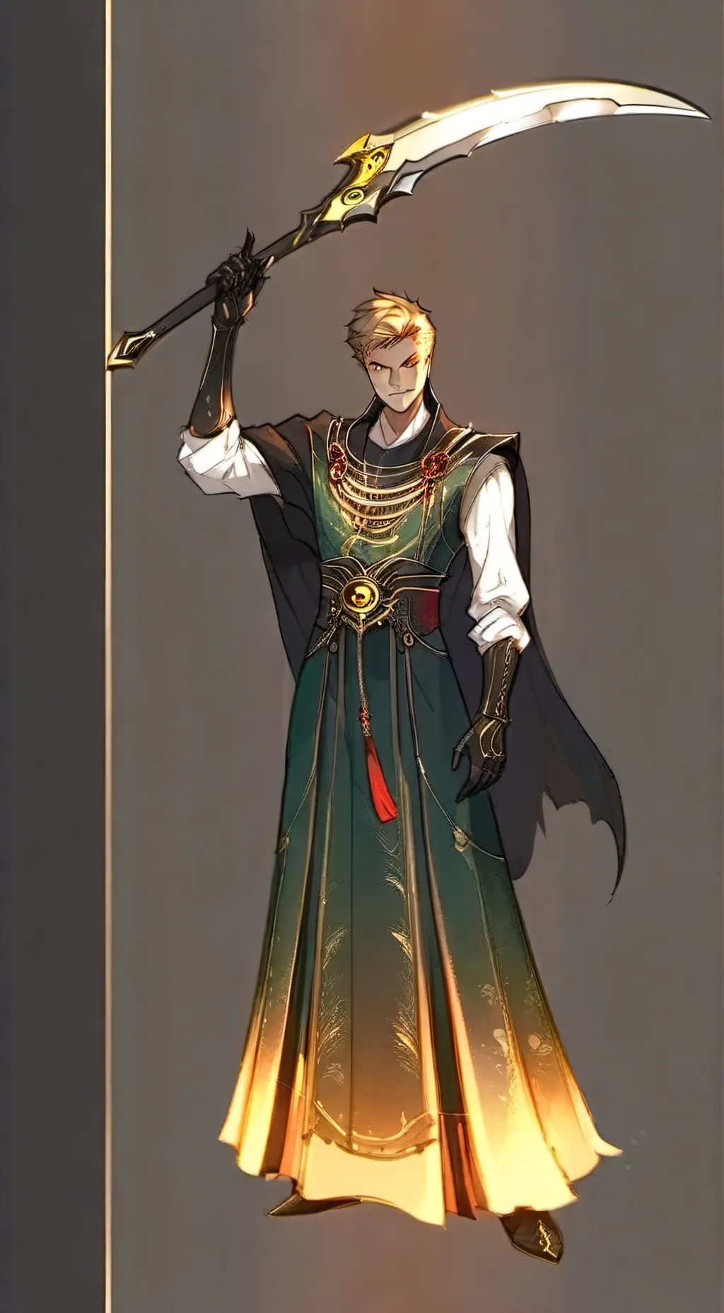 ai character: Luke Castellan  background