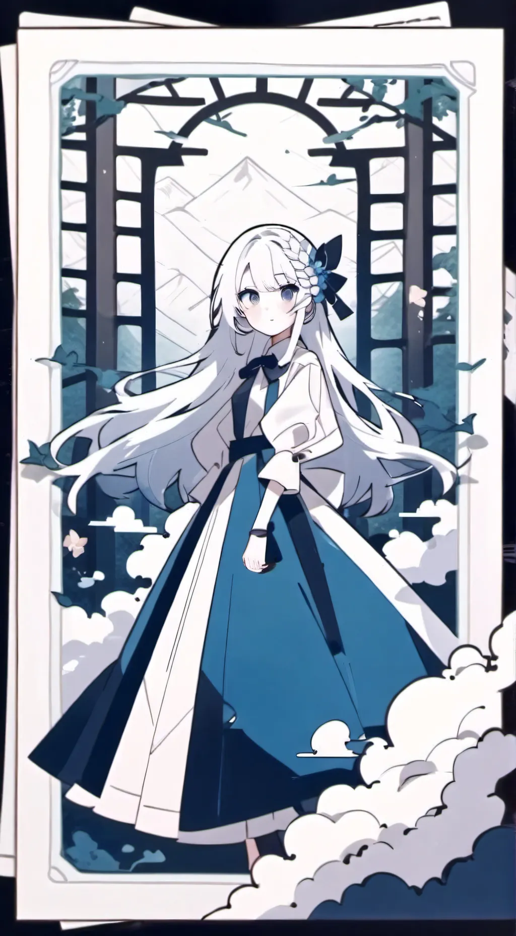 ai character: Classmates in DR background