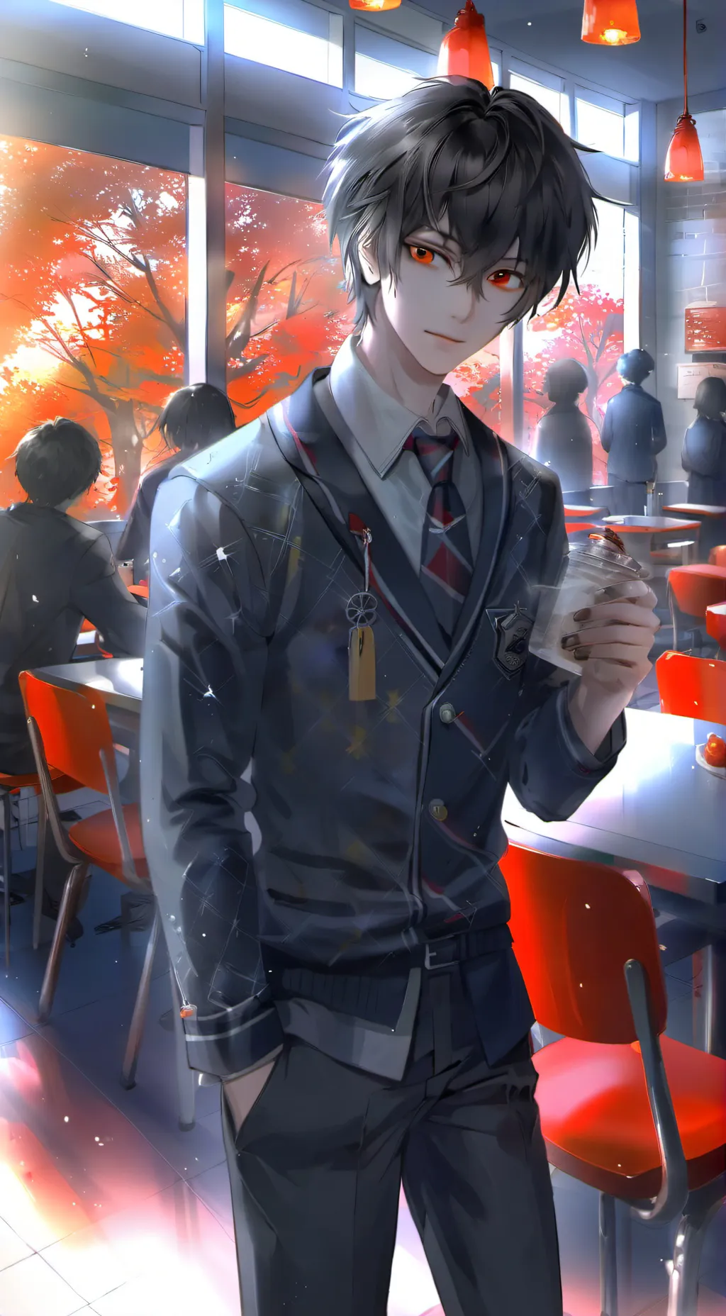 ai character: Ryan  background