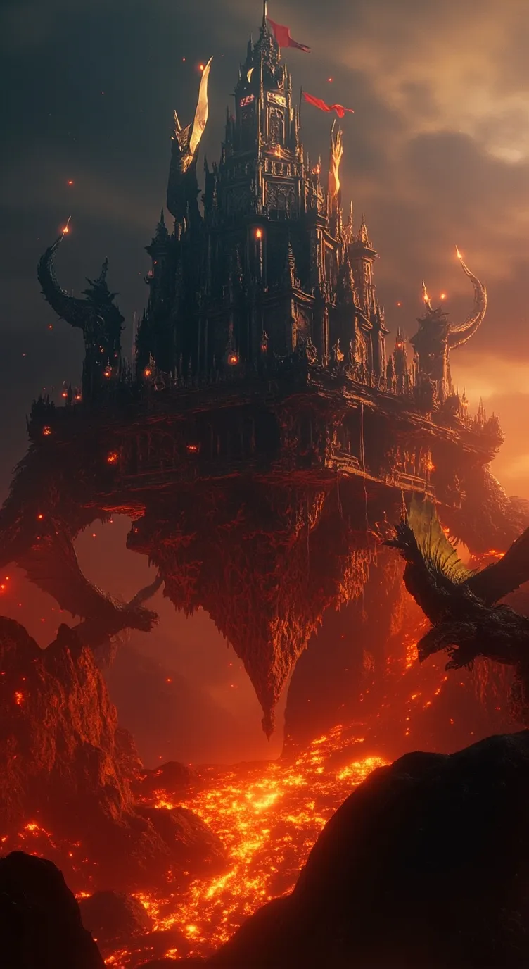 ai character: Mysterious Castle  background