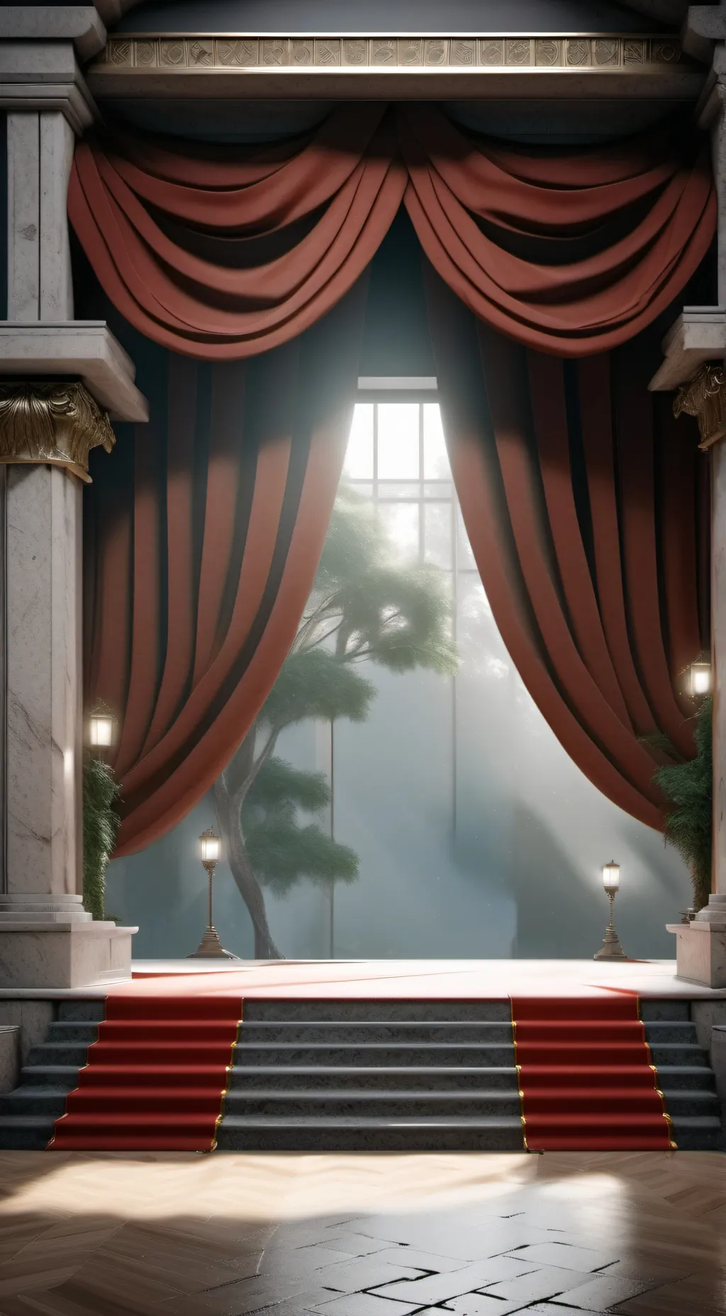 ai character: Mha talent show  background