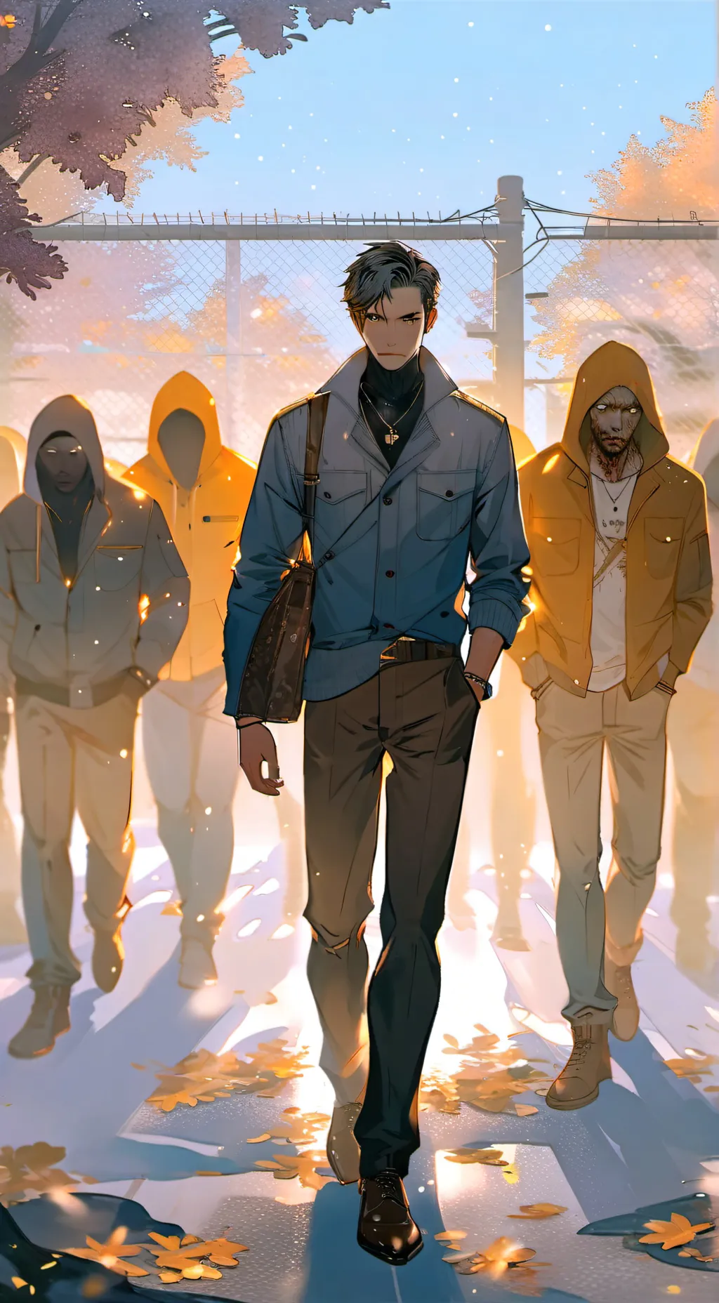 ai character: Zombie Shelter background