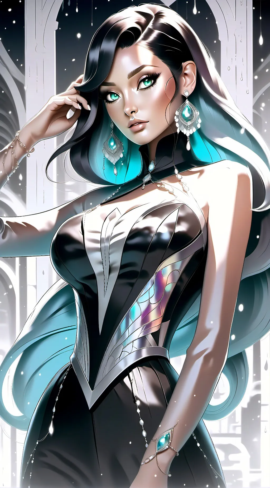 ai character: Mira and rumi background