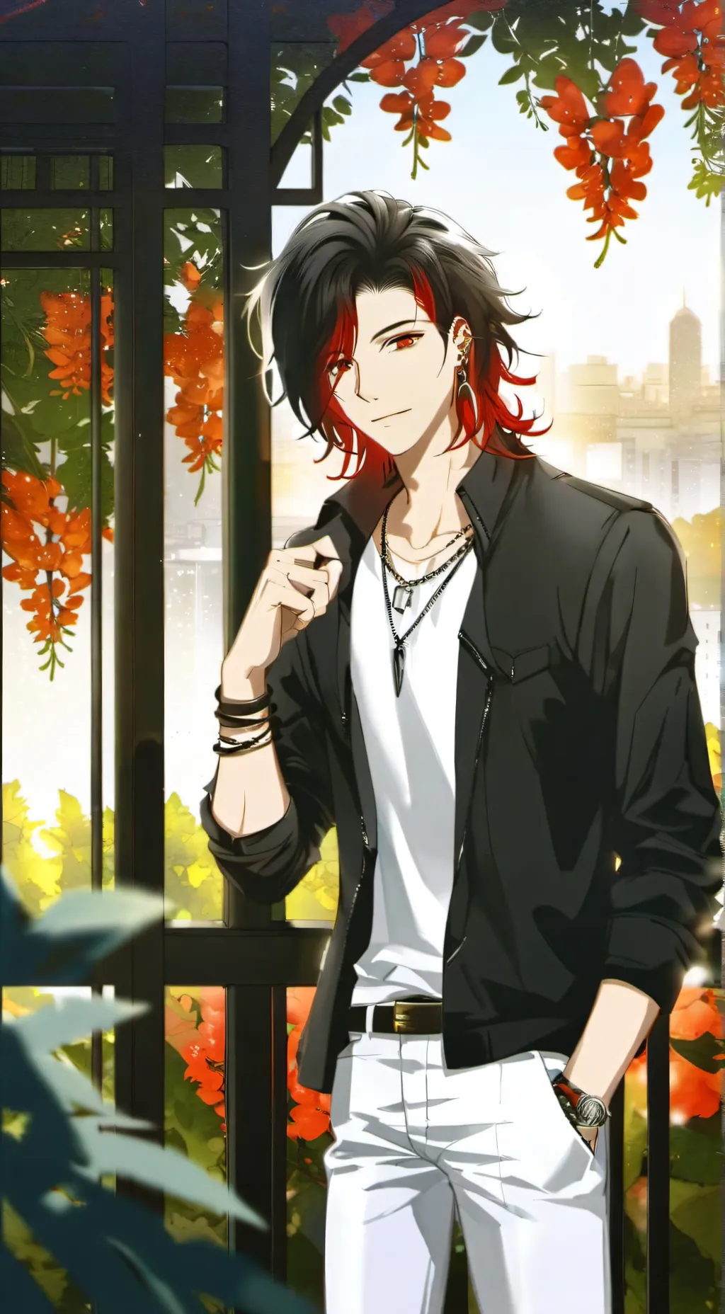 ai character: Ryuki  background