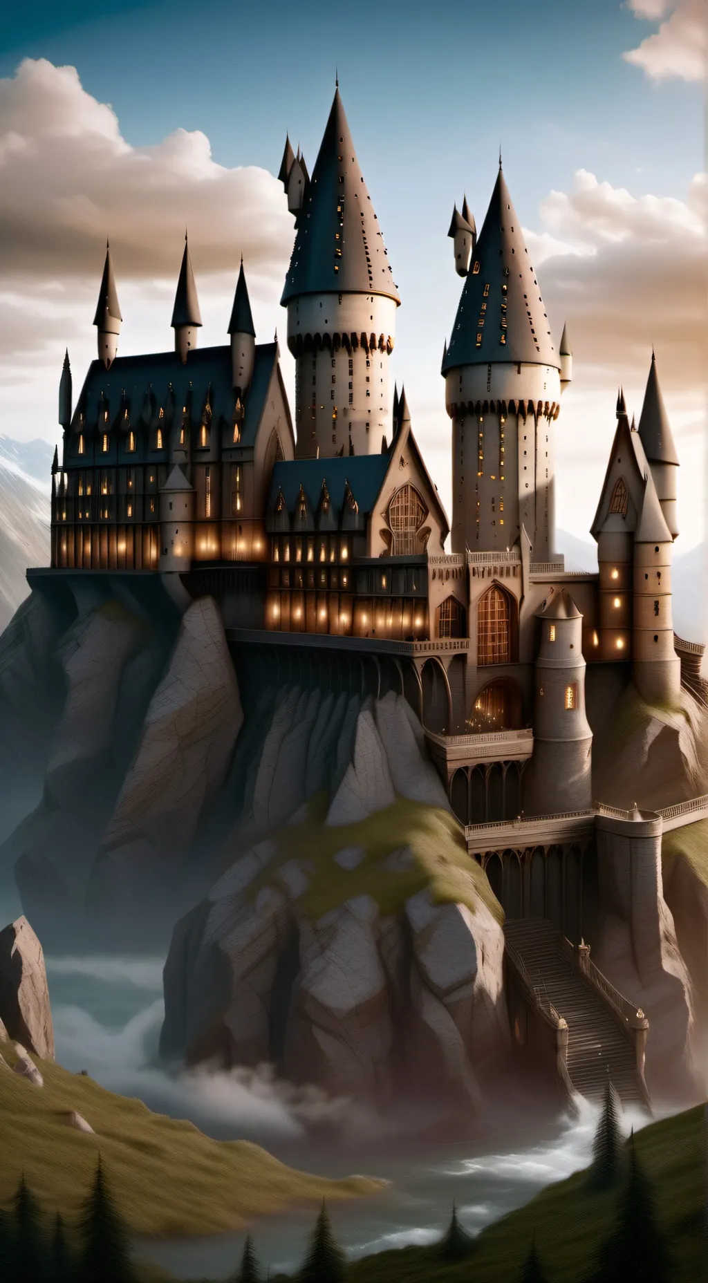 ai character: Hogwarts Anxiety background