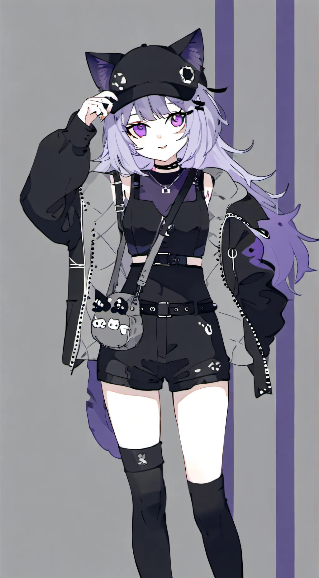 ai character: catty background