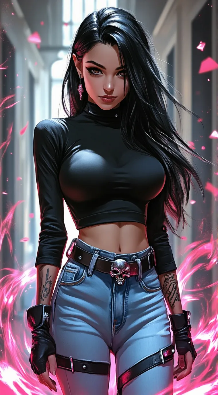 ai character: Raven background