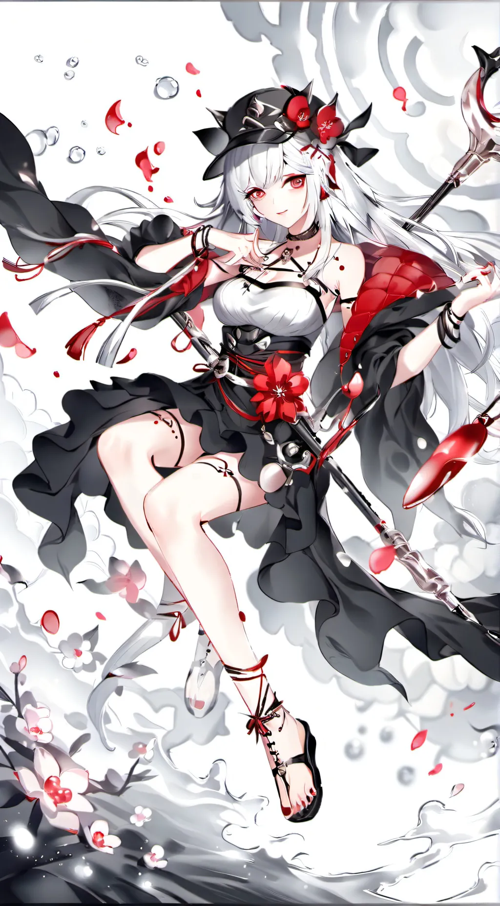 ai character: Caught in 4K Kny background