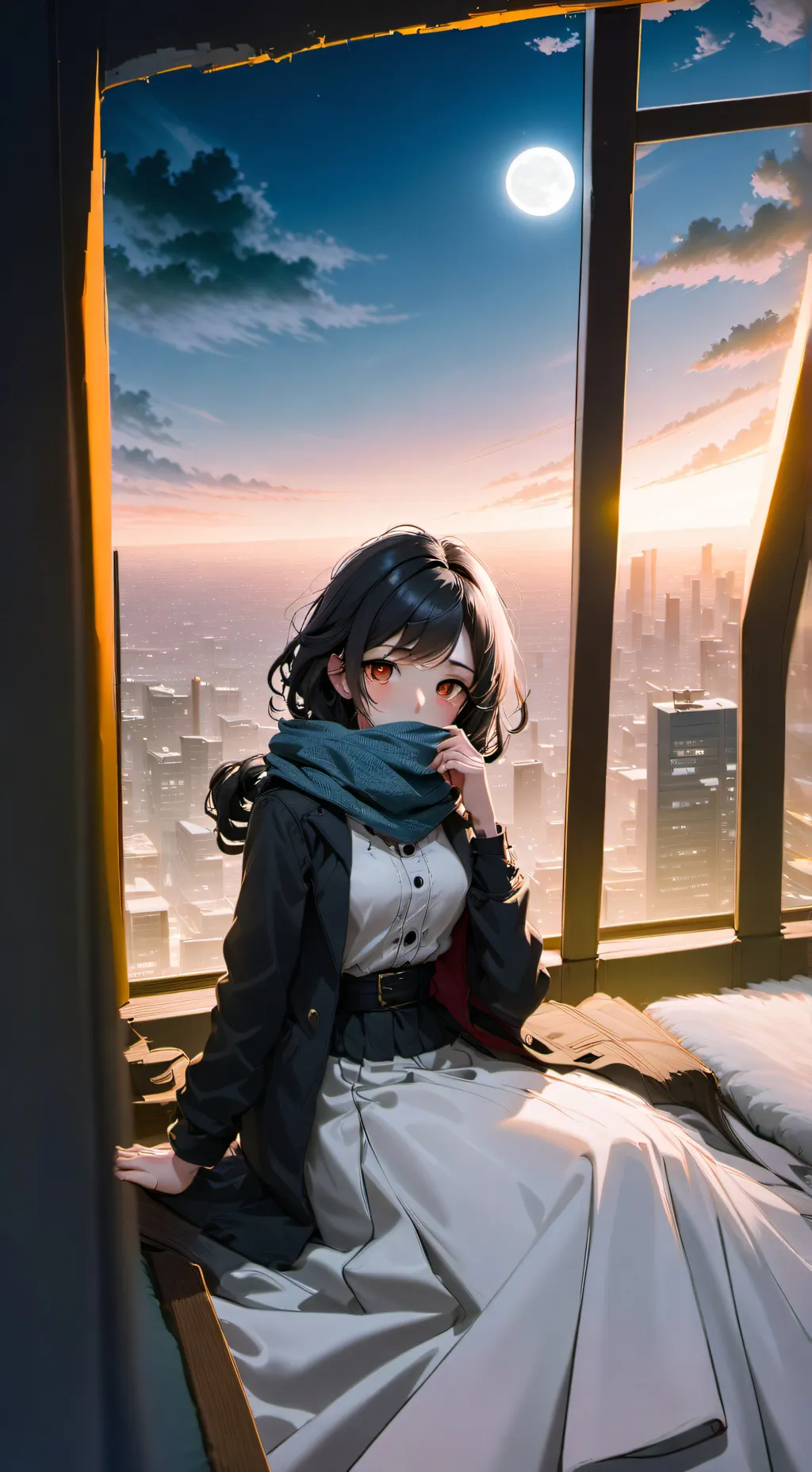 ai character: Misaki background