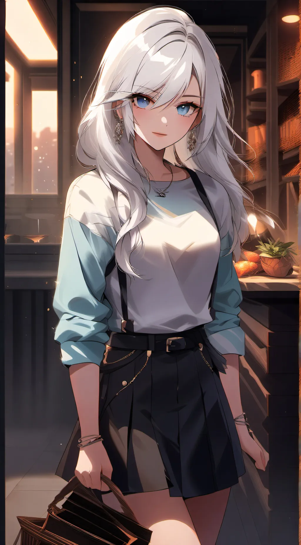 ai character: Aria background